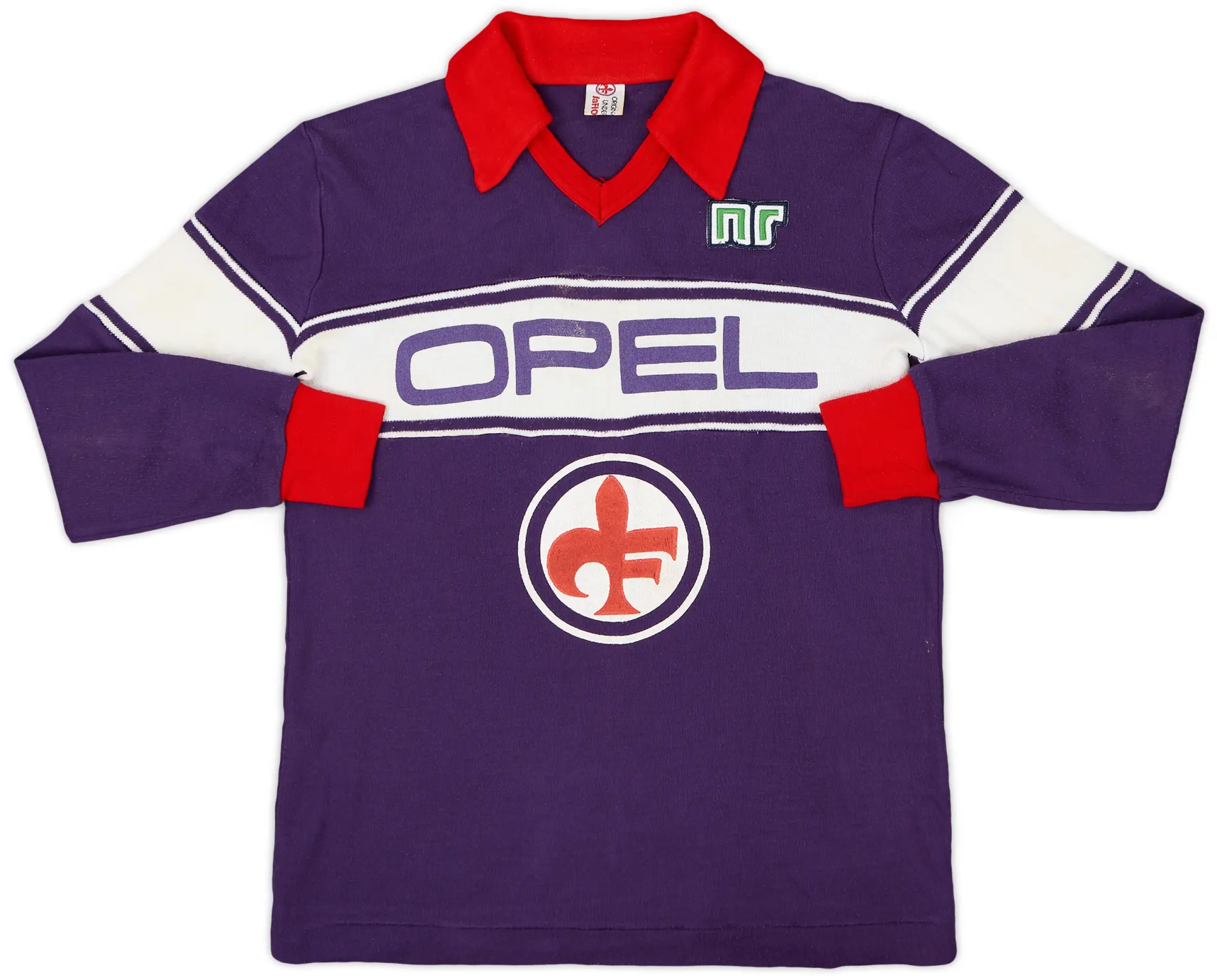 Ennerre 1983-85 Fiorentina Home L/S Shirt - 8/10 - (S)