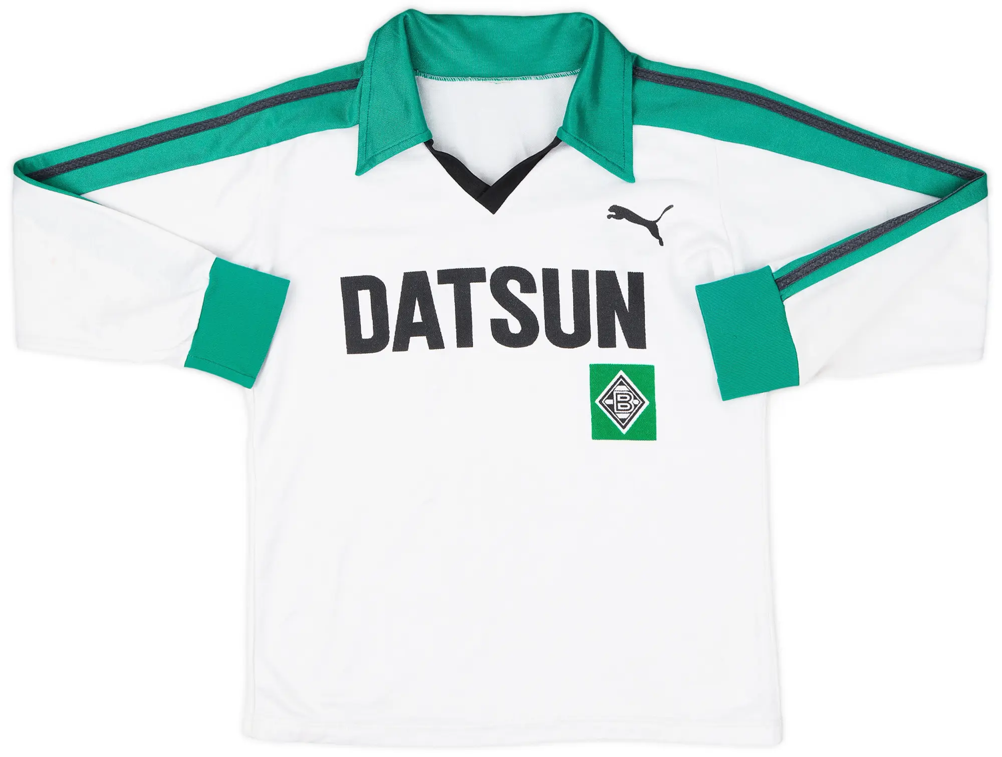 Puma 1981-83 Borussia Monchengladbach Home L/S Shirt - 9/10 - (S)
