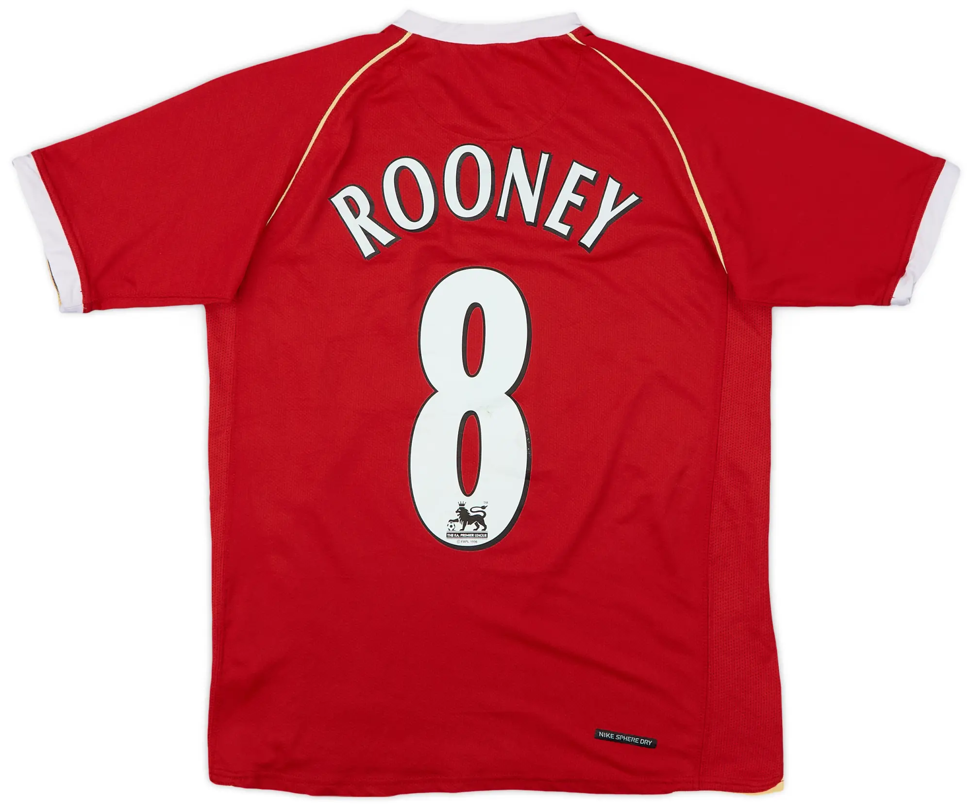 Nike 2006-07 Manchester United Home Shirt Rooney #8 - 8/10 - (L.Boys)
