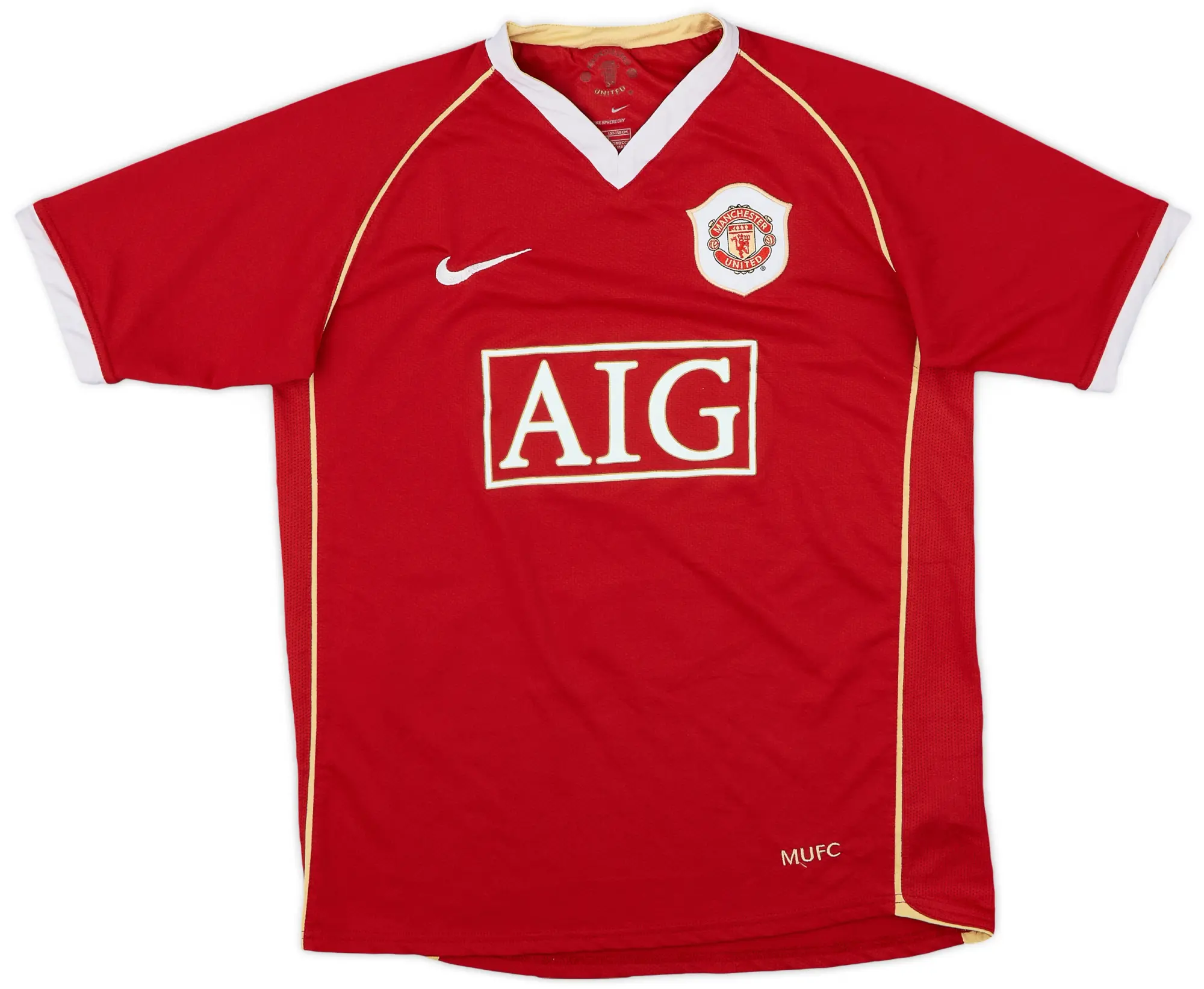 Nike 2006-07 Manchester United Home Shirt Rooney #8 - 8/10 - (L.Boys)