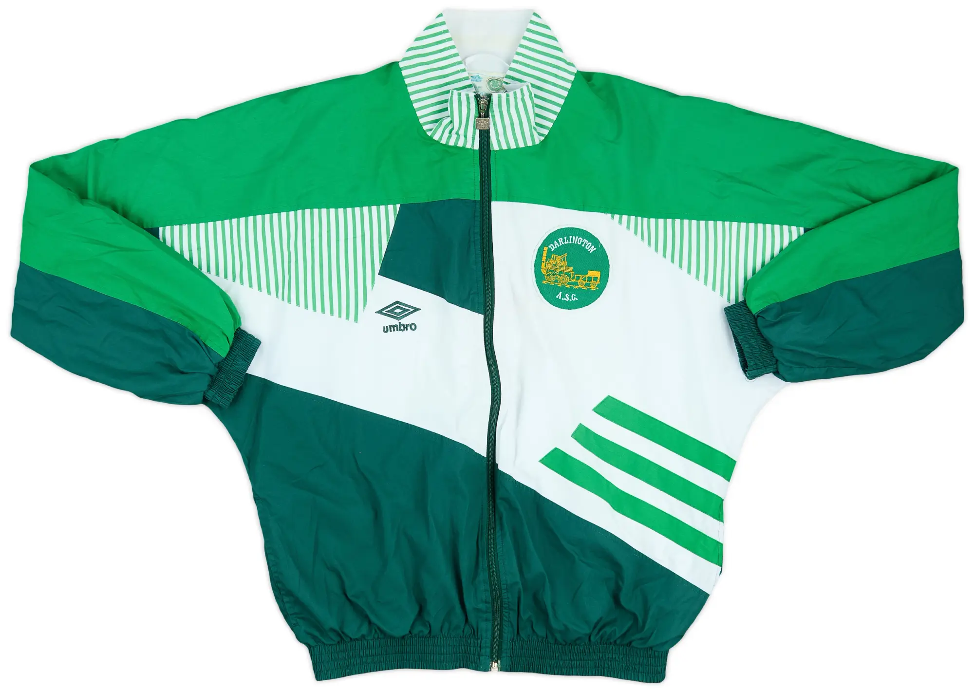1991-92 Umbro Template Track Jacket (Darlington) - 7/10 - (M)