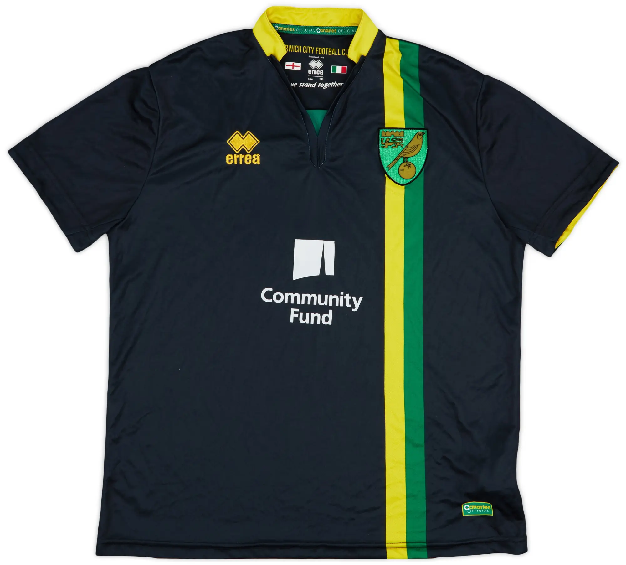 Errea 2016-17 Norwich Away Shirt - 7/10 - (M)