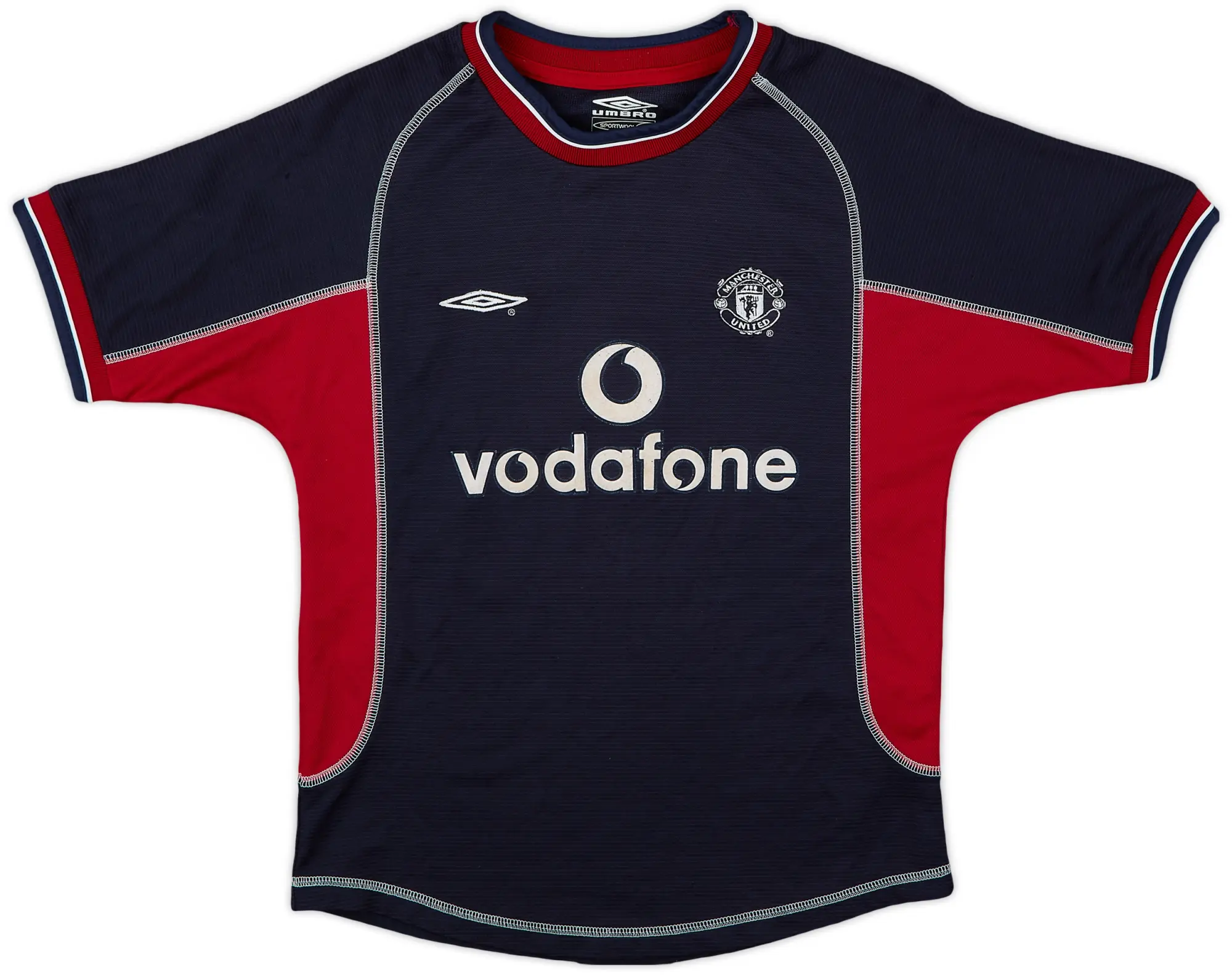 Umbro 2000-01 Manchester United Third Shirt - 7/10 - (S.Boys)