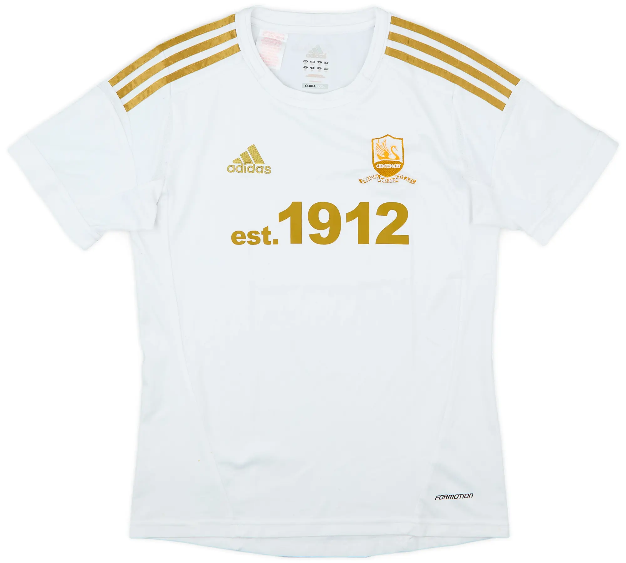 adidas 2012-13 Swansea City Centenary Home Shirt - 6/10 - (XS)