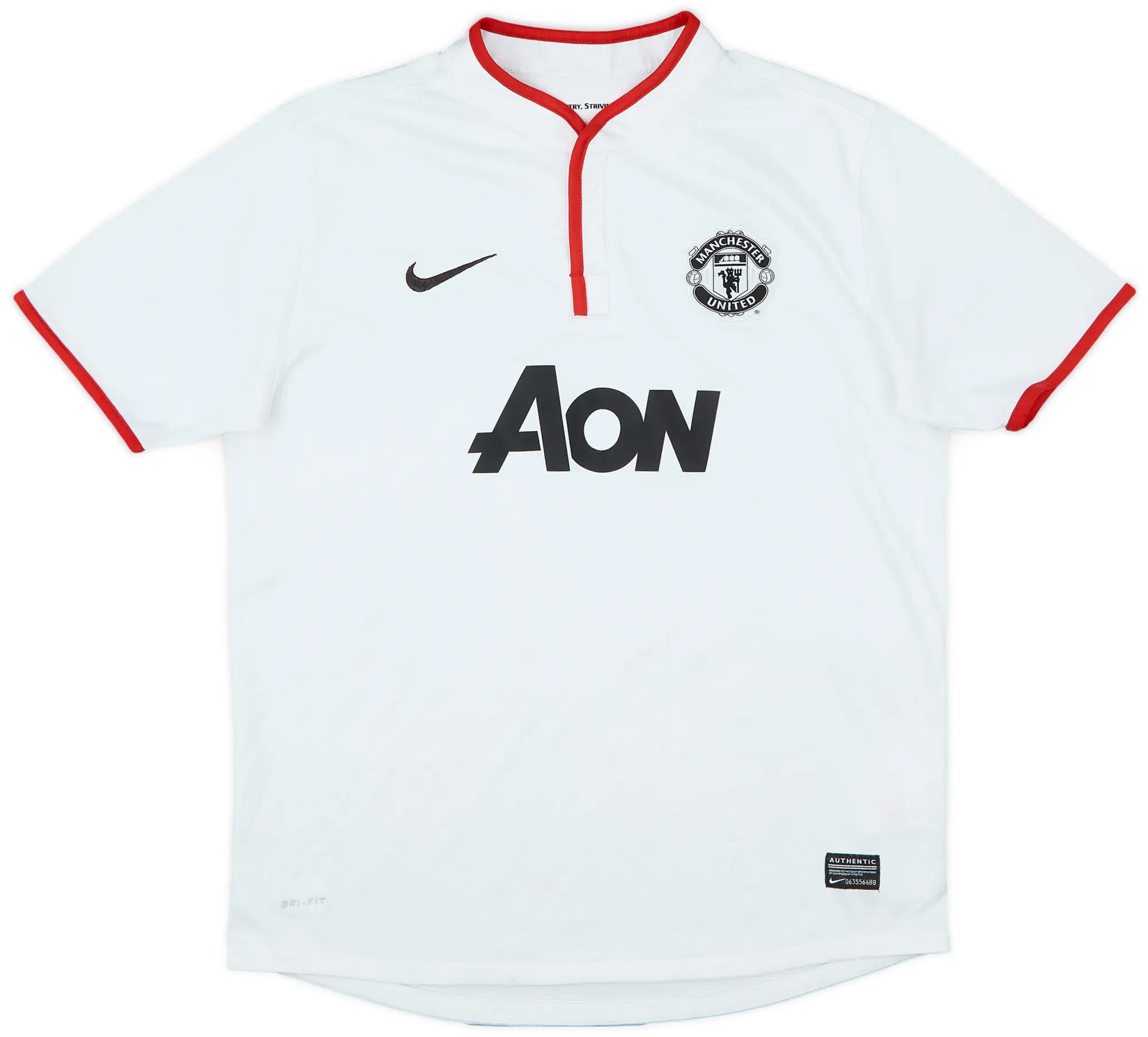 Nike 2012-14 Manchester United Away Shirt - 7/10 - (XL.Boys)