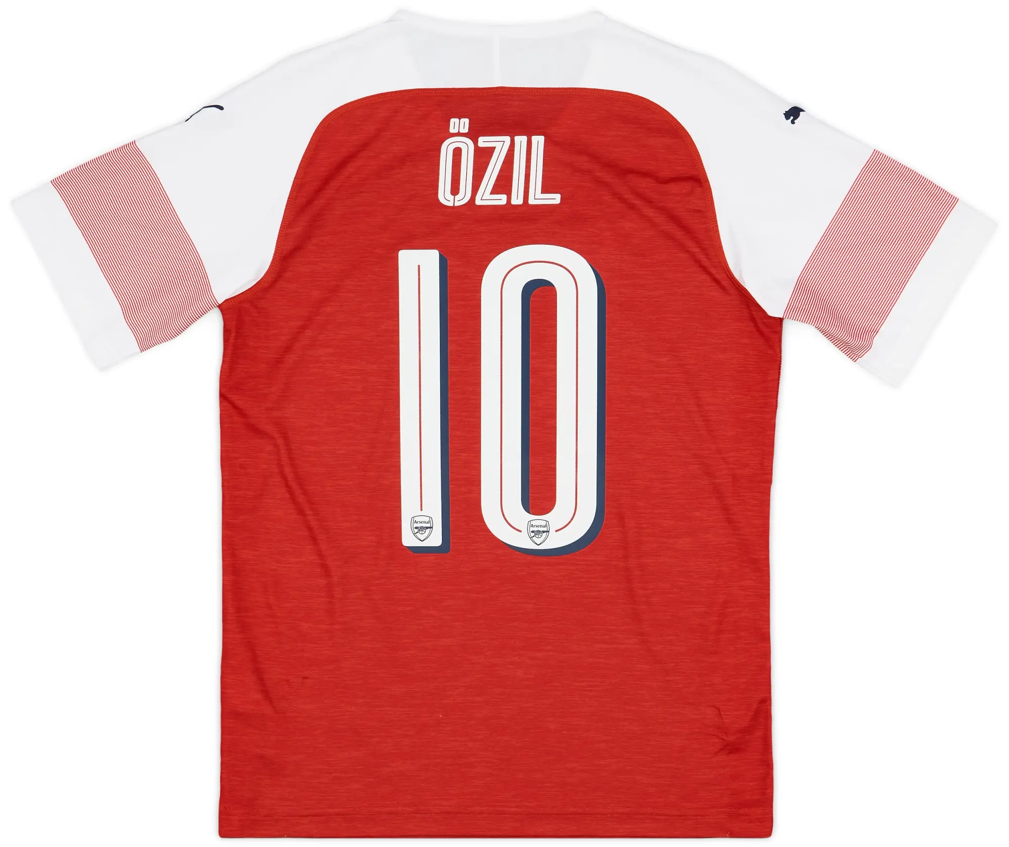 Puma 2018-19 Arsenal Home Shirt Ozil #10 - 9/10 - (S)