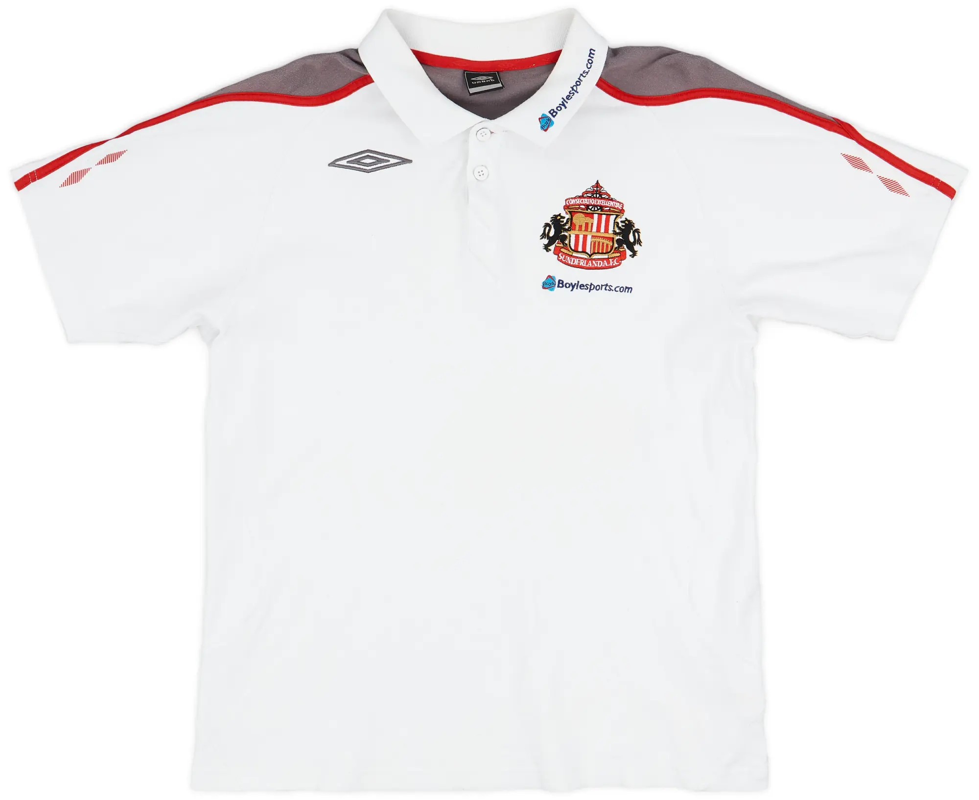 2007-08 Sunderland Umbro Polo Shirt - 8/10 - (L)
