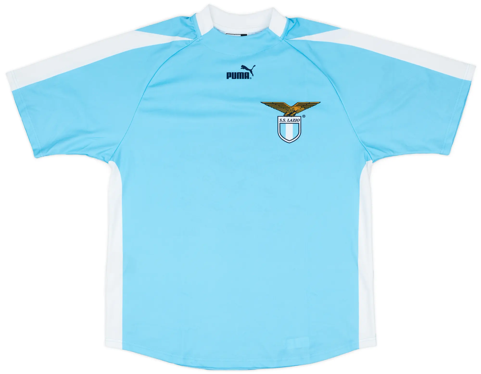 Puma 2003-04 Lazio 'Signed' Basic Home Shirt - 8/10 - (M)