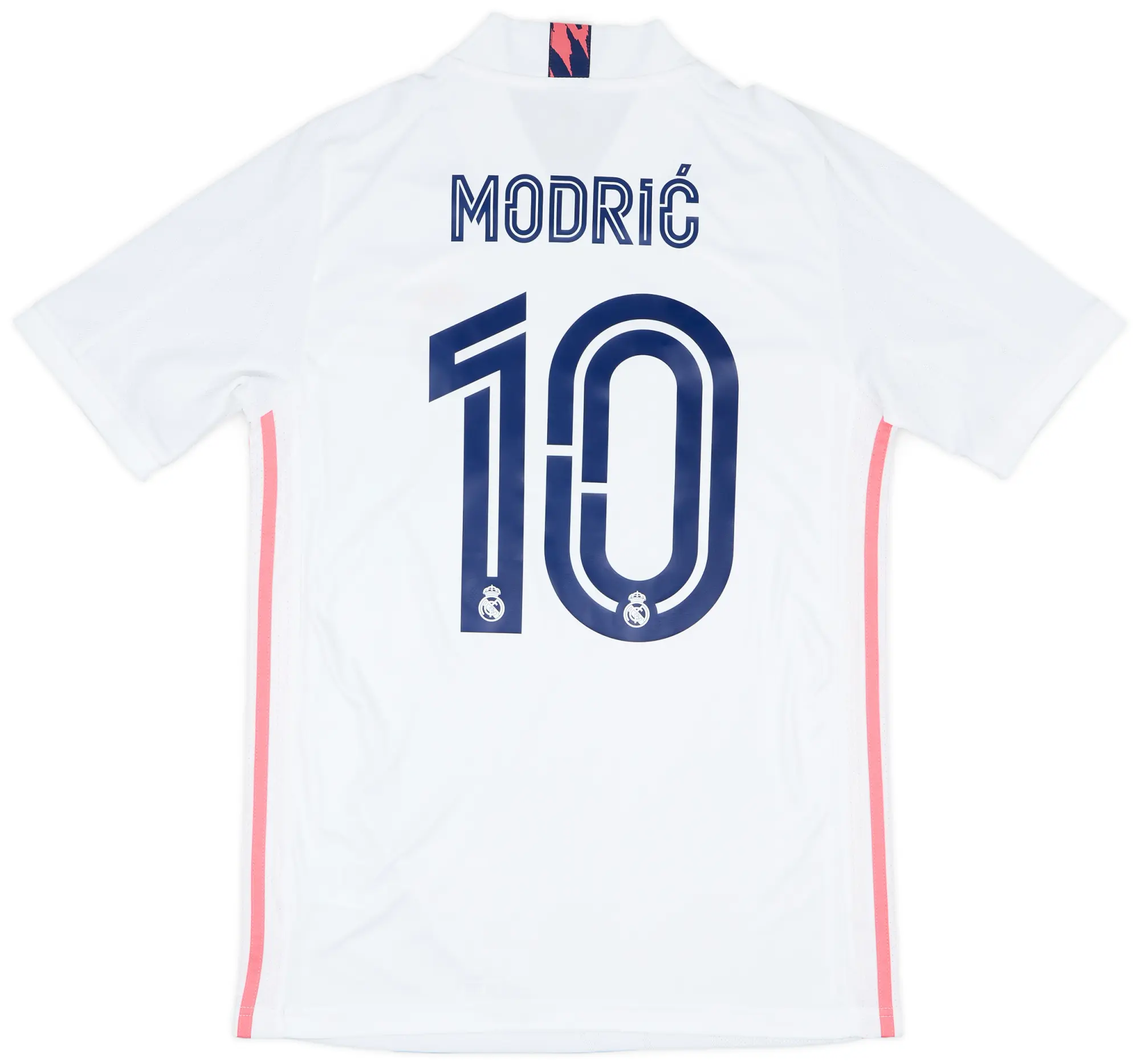 adidas 2020-21 Real Madrid Home Shirt Modric #10 - 7/10 - (S)