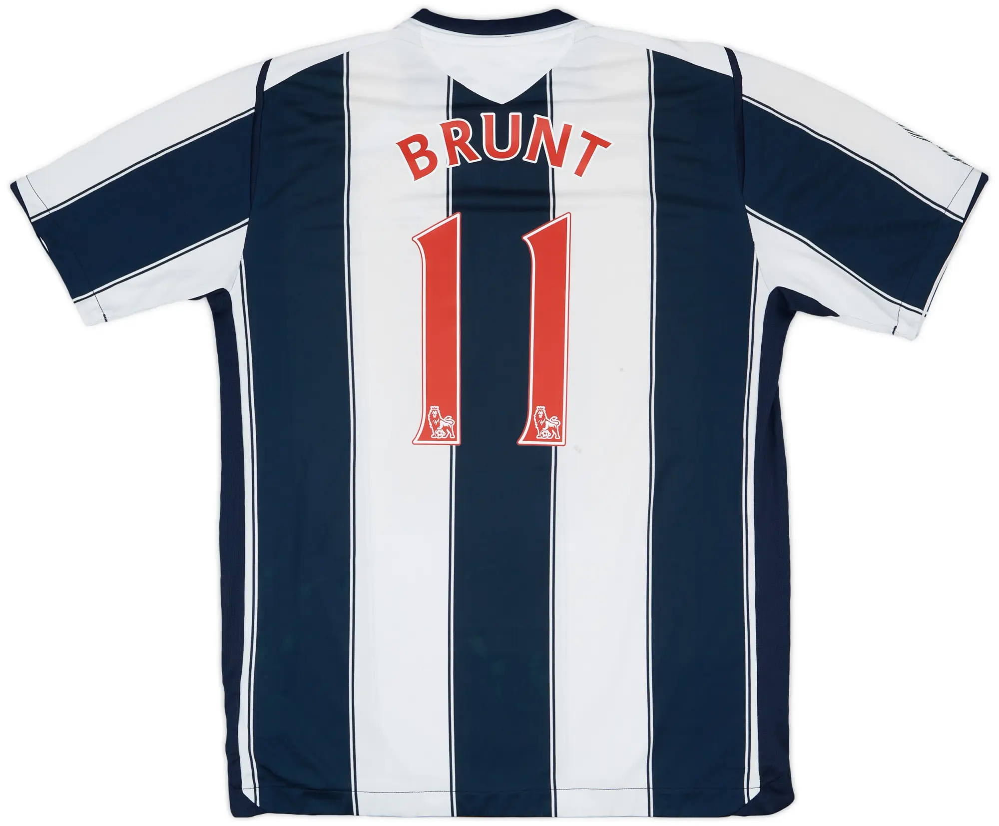 Umbro 2008-09 West Brom Home Shirt Brunt #11 - 6/10 - (XL)
