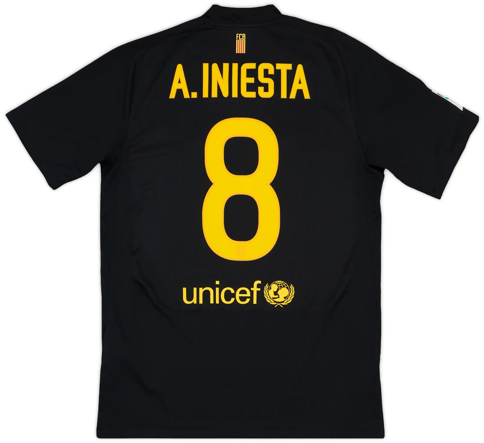 Nike 2011-12 Barcelona Away Shirt A.Iniesta #8 - 9/10 - (M)