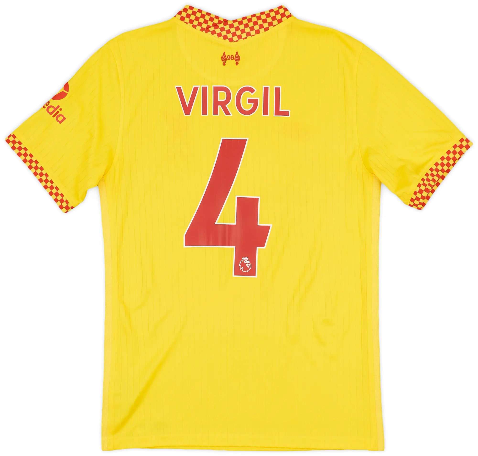 Nike 2021-22 Liverpool Third Shirt Virgil #4 - 9/10 - (S)