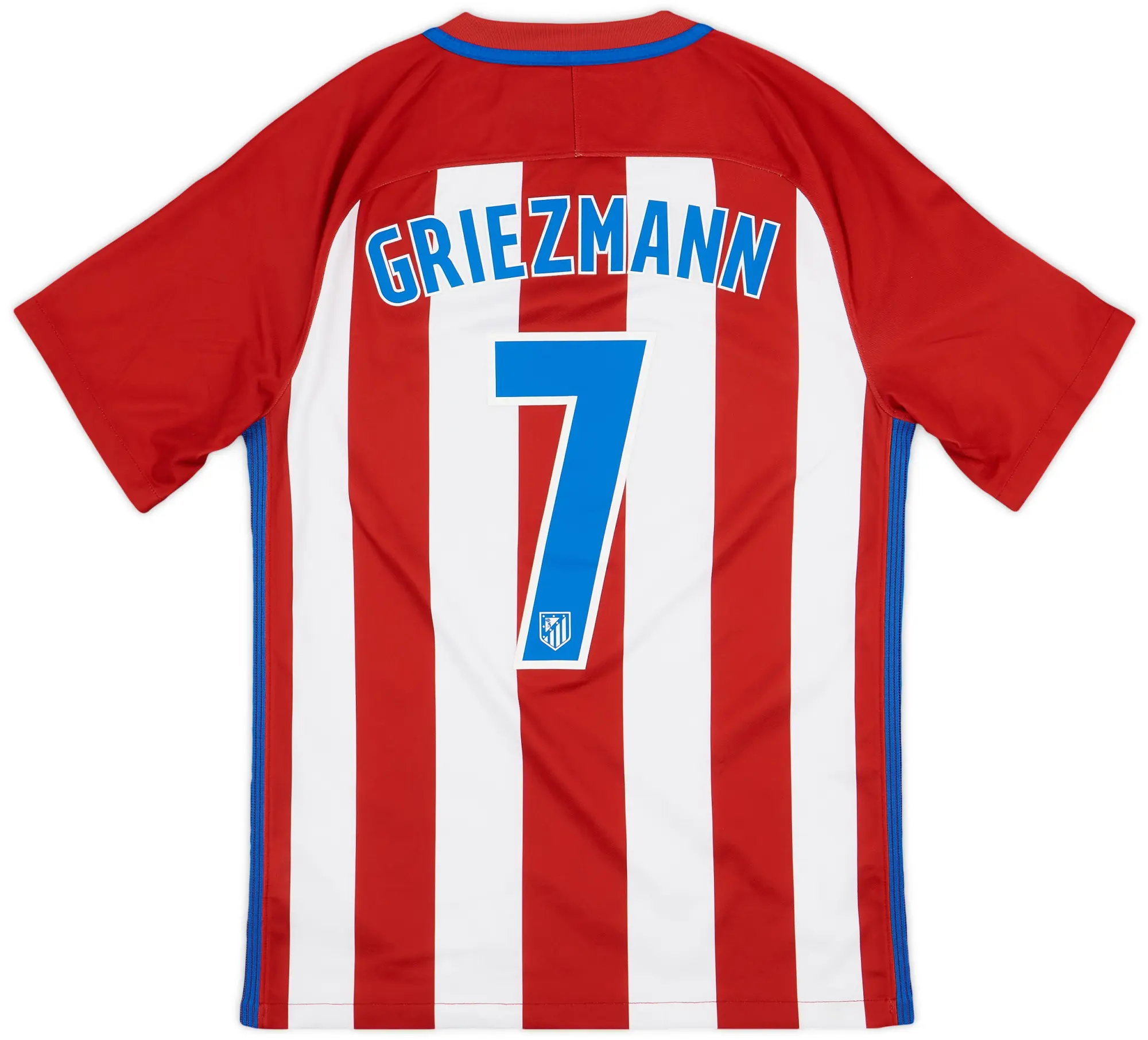 Nike 2016-17 Atletico Madrid Home Shirt Griezmann #7 - 8/10 - (S)