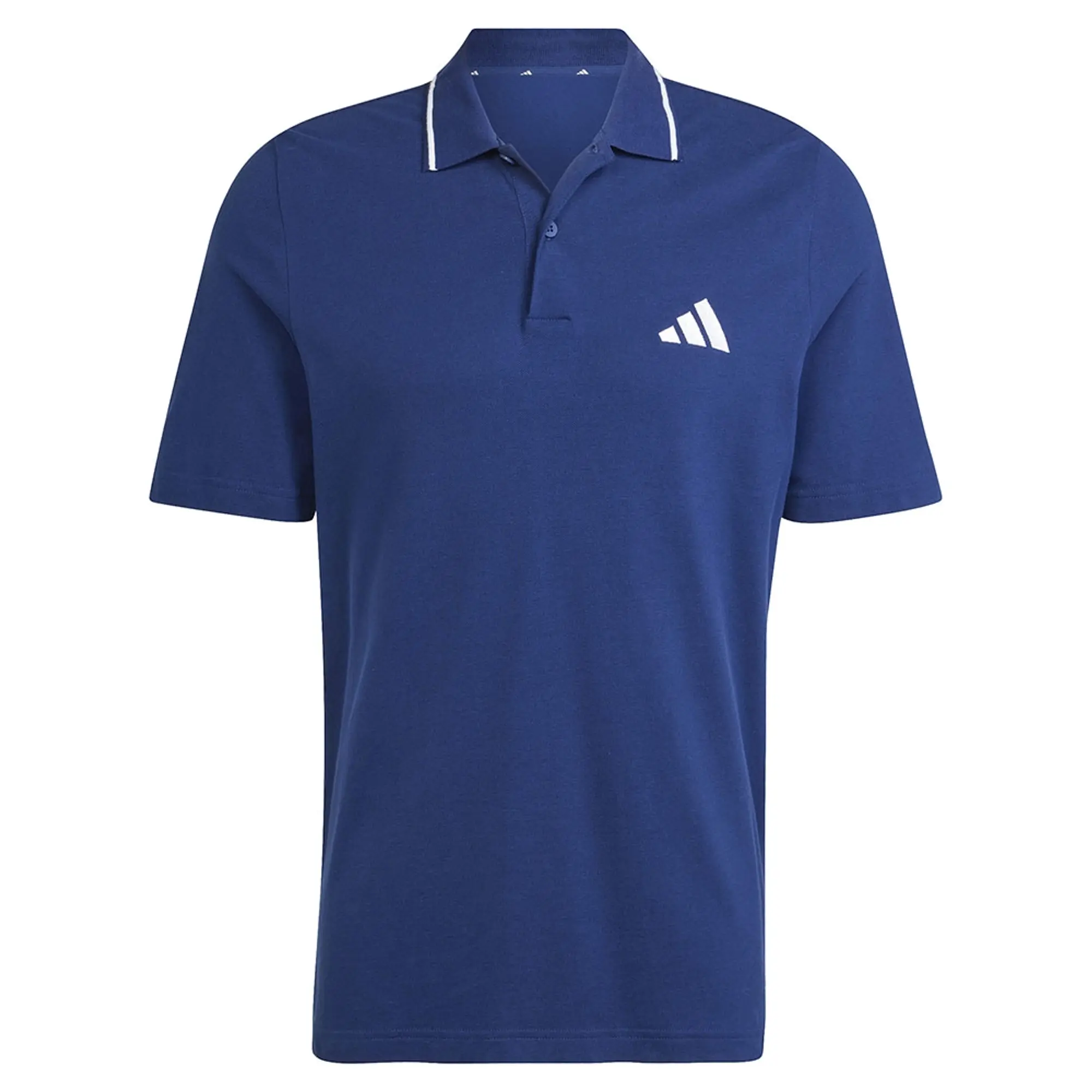 Manchester United x adidas Essentials Pique Polo Shirt Blue
