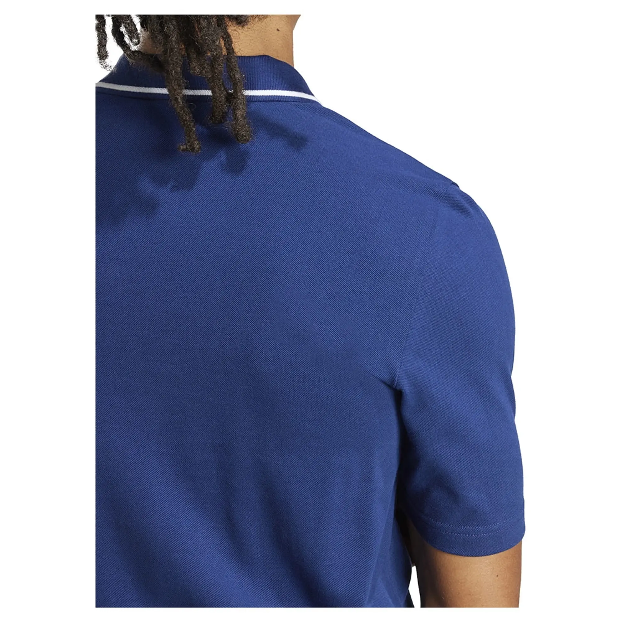 Manchester United x adidas Essentials Pique Polo Shirt Blue