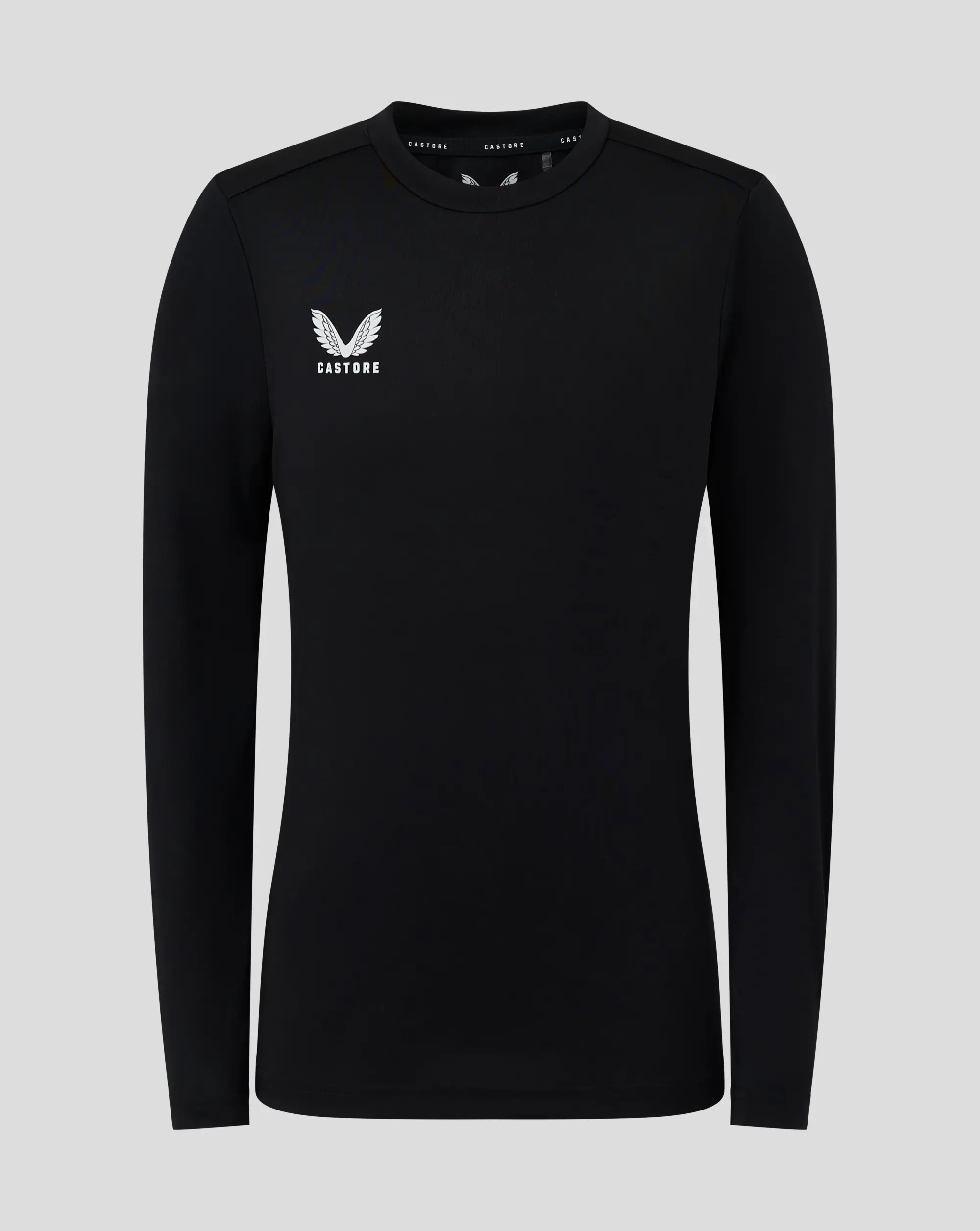 Castore Junior Long Sleeve Performance Tee - White