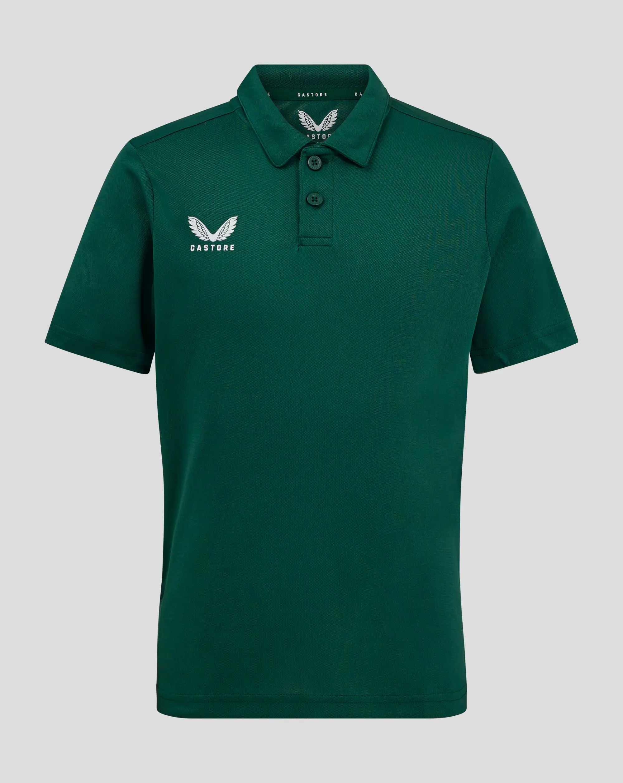 Castore Junior Performance Polo - Brilliant White