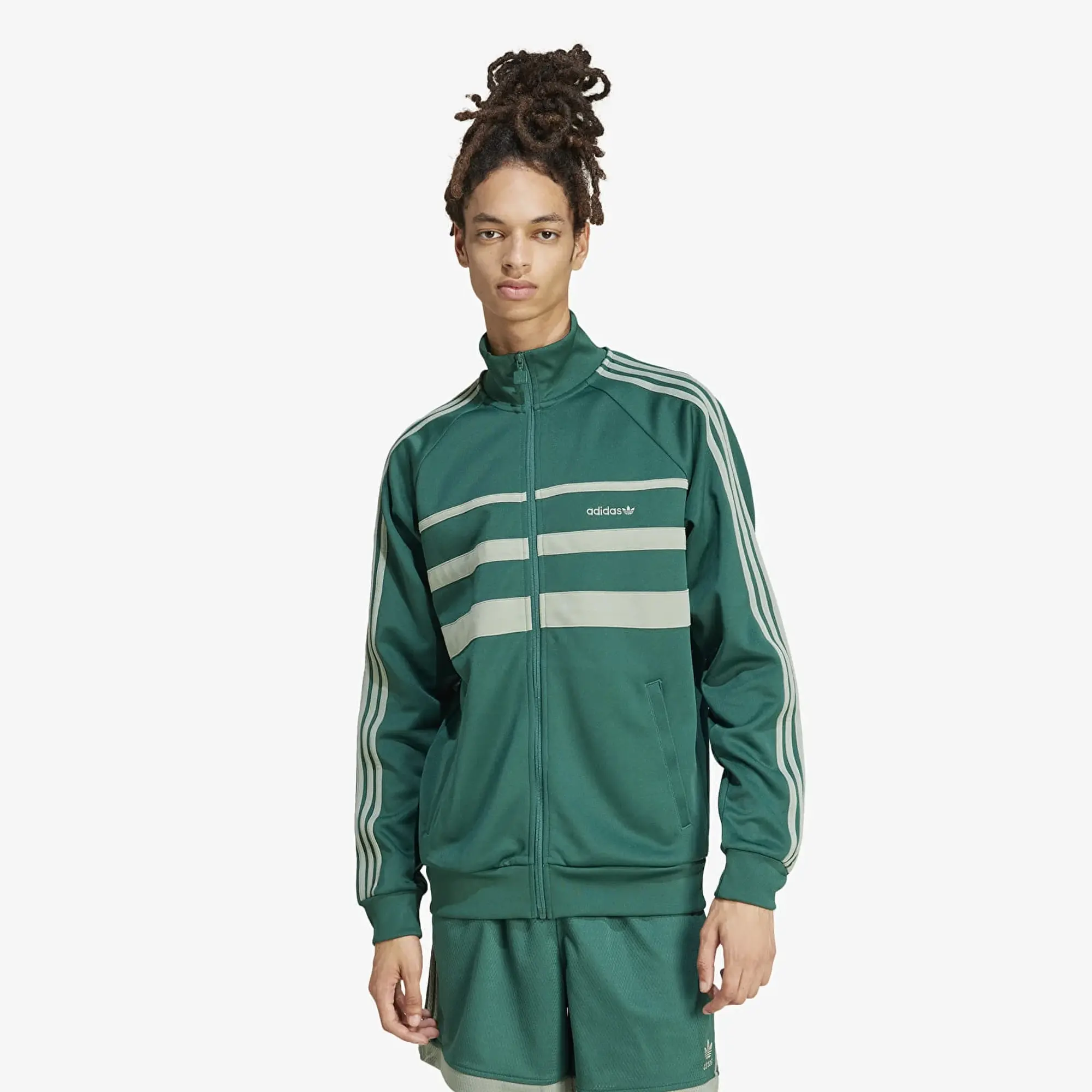 adidas Originals Jacket Adidas The First Tracktop Collegiate Green/ Silver Green Xxl