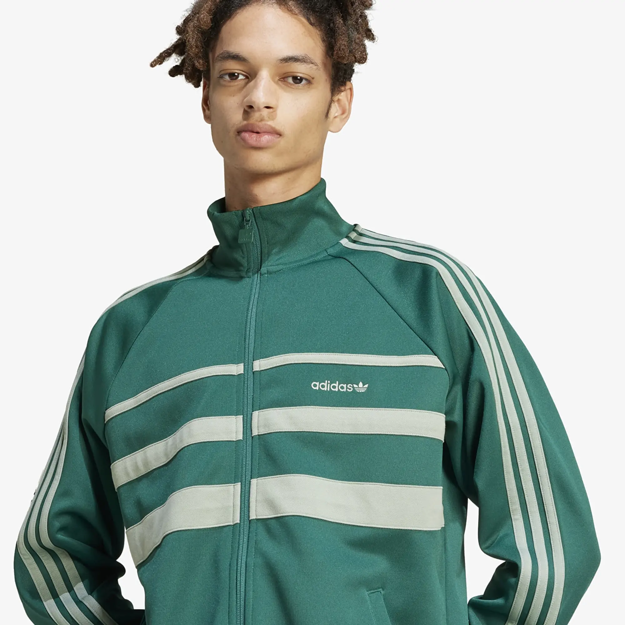 adidas Originals Jacket Adidas The First Tracktop Collegiate Green/ Silver Green Xxl