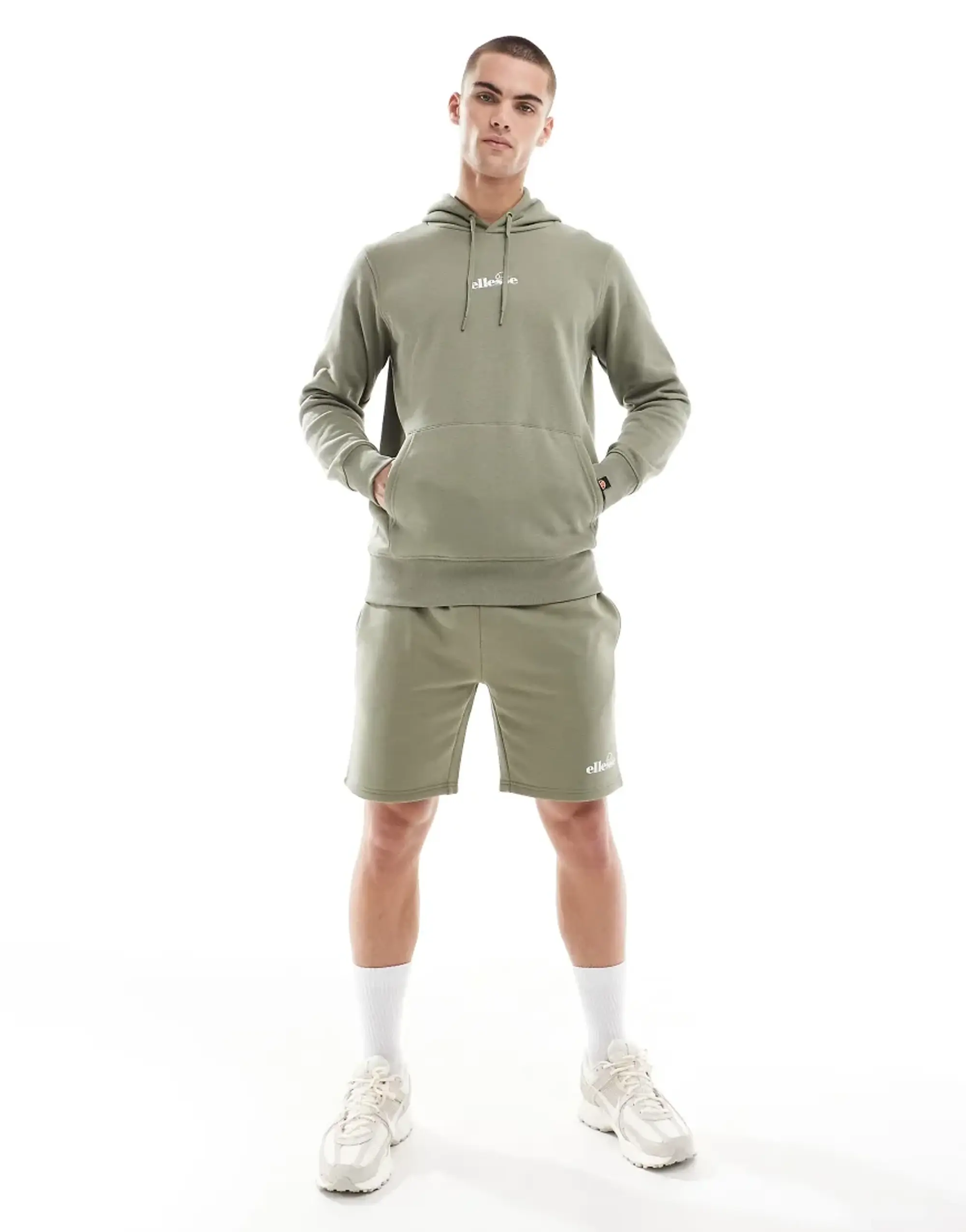 Ellesse Molla Shorts In Khaki-Green