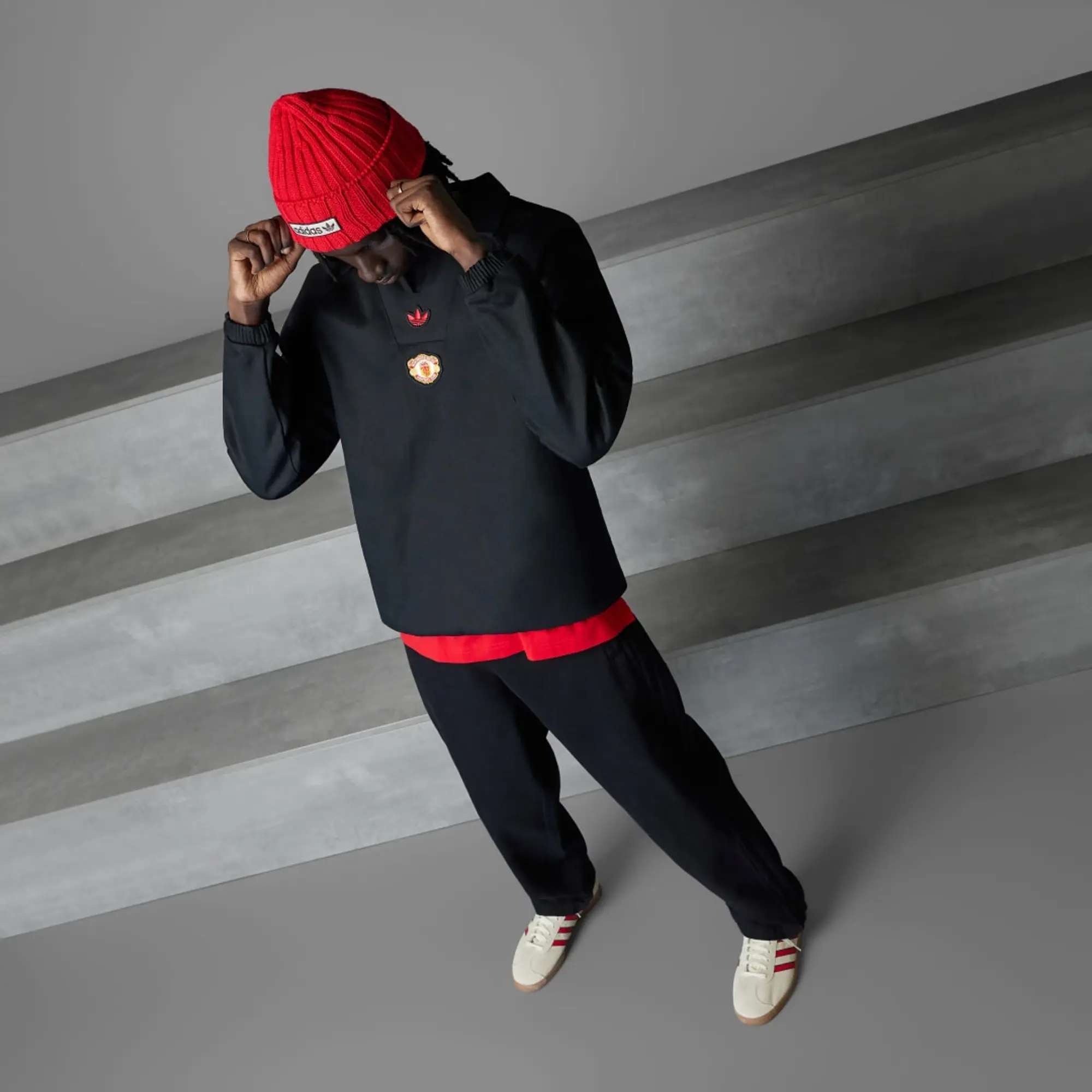 adidas Manchester United Terrace Icons Drill Top