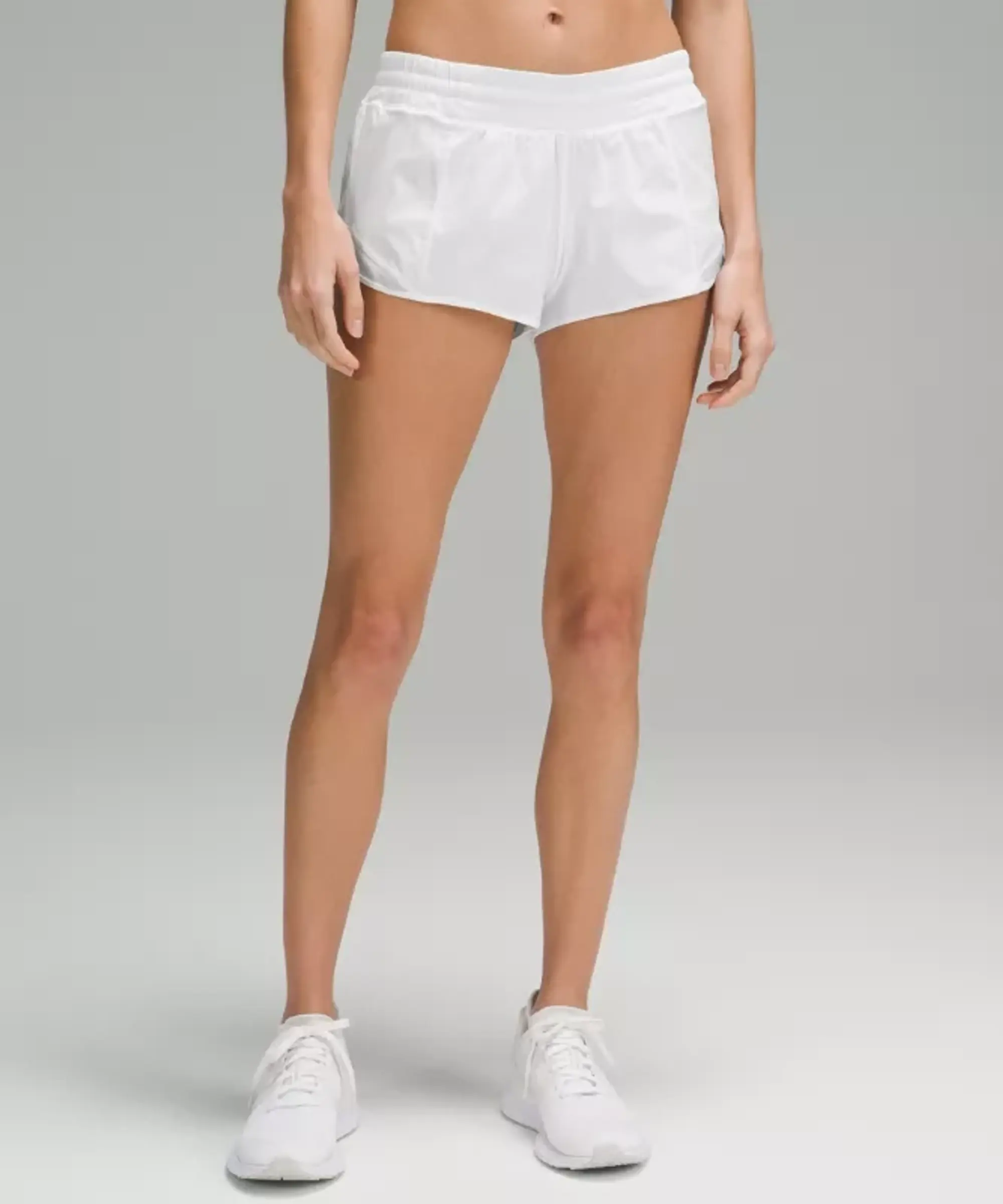 lululemon IE lululemon – Women's Hotty Hot Low-Rise Lined Shorts – 2.5 – Color White – Size 8