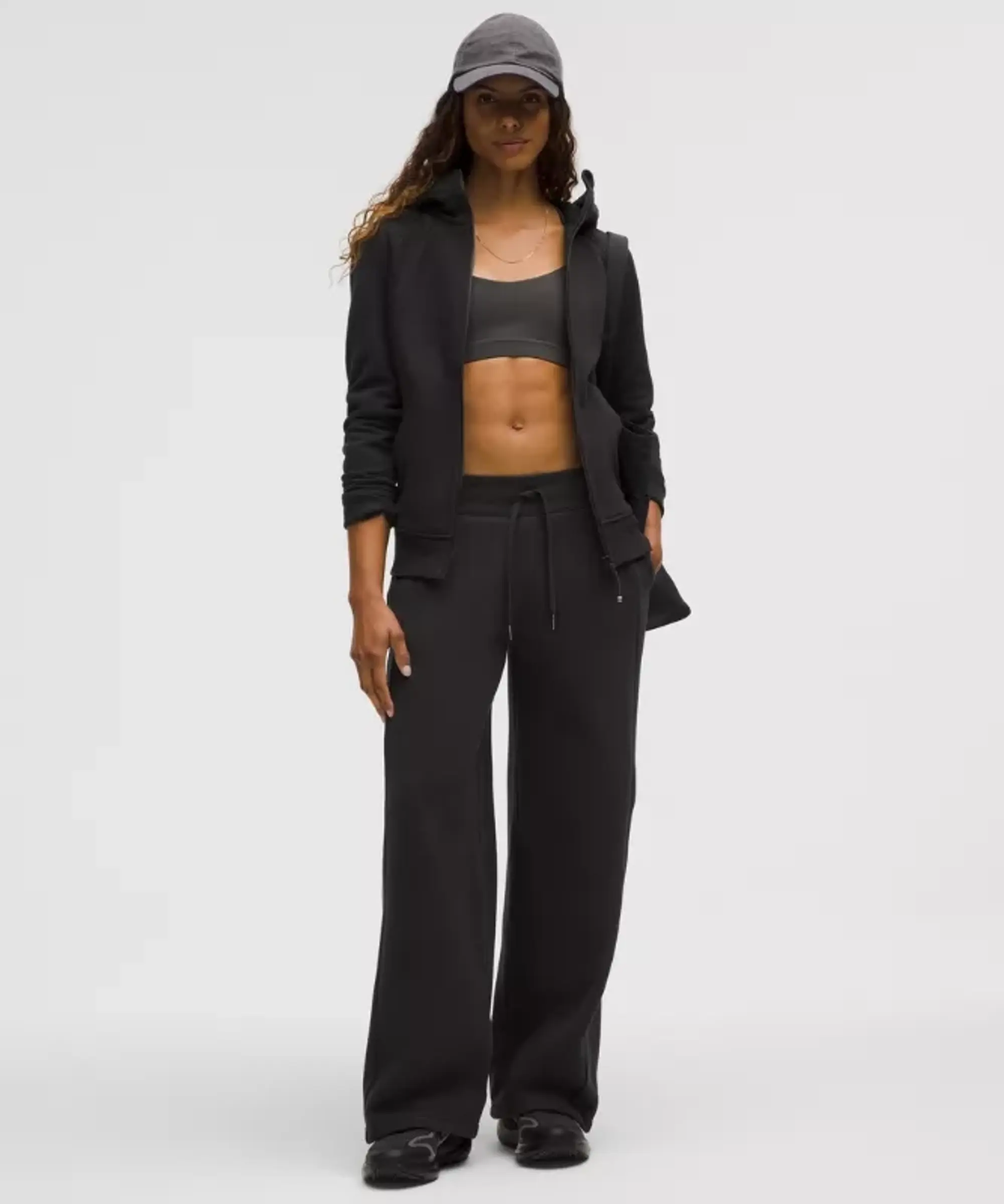 lululemon IE lululemon – Women's Scuba Full-Zip Hoodie – Color Black – Size 4