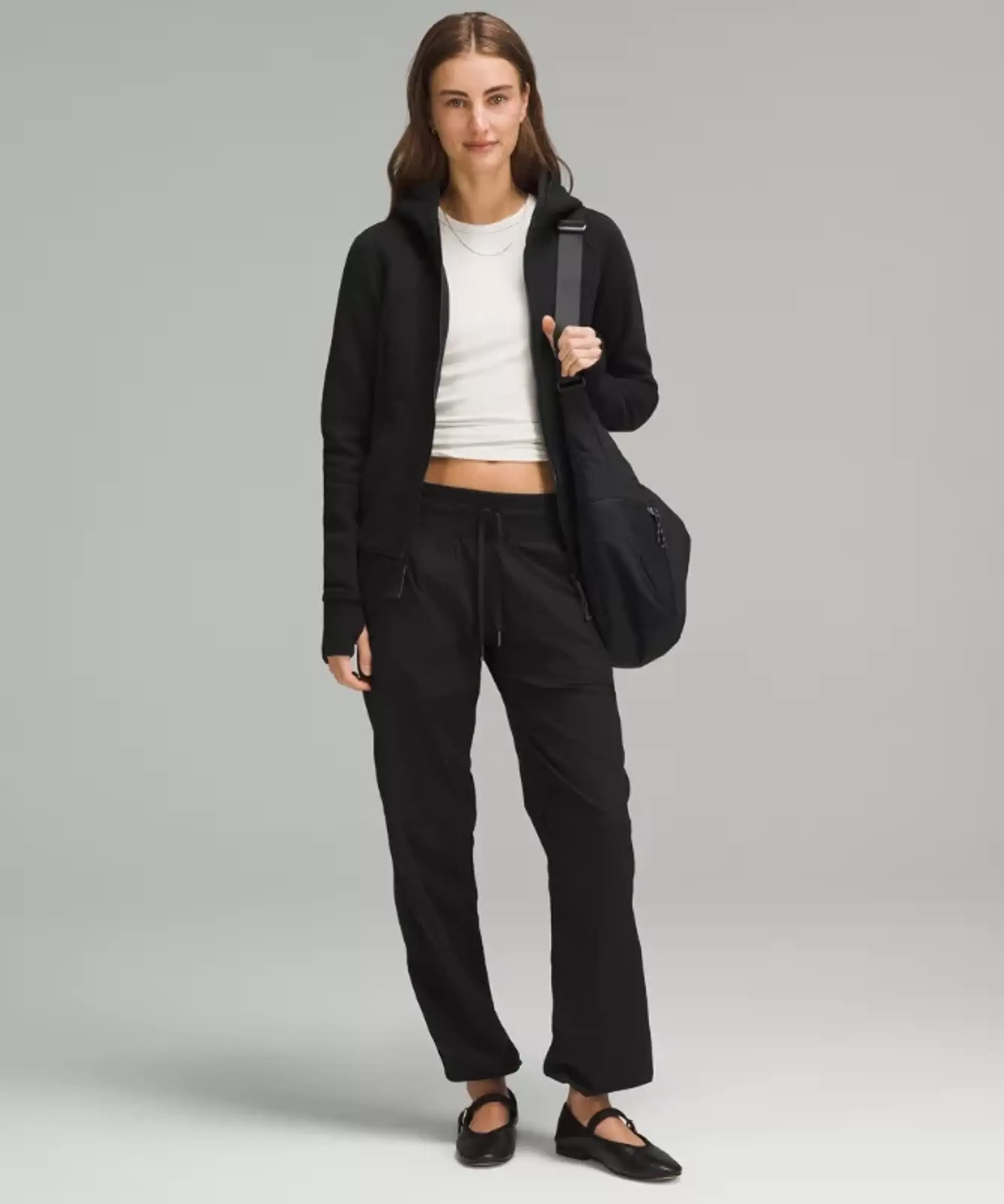 lululemon IE lululemon – Women's Scuba Full-Zip Hoodie – Color Black – Size 4