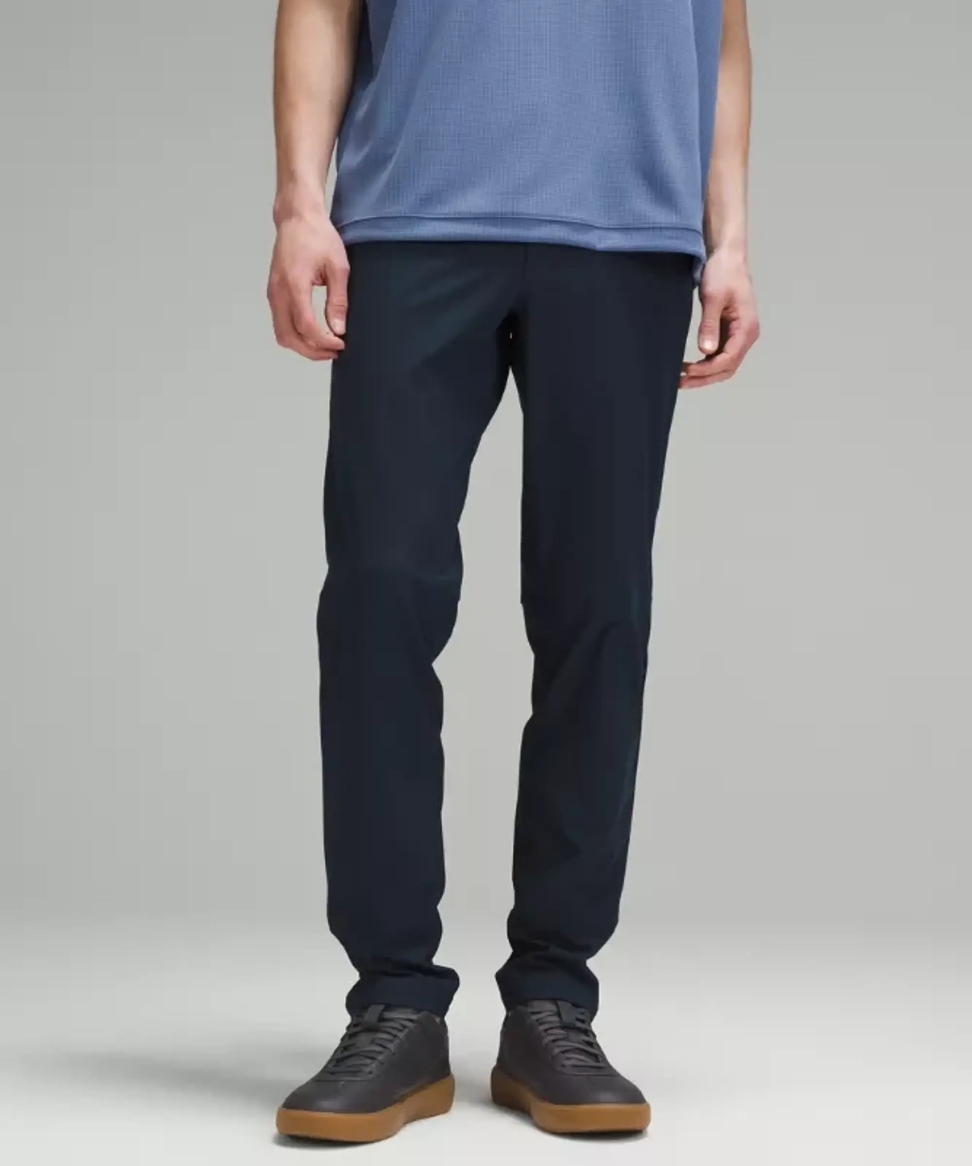 lululemon IE lululemon – Men's ABC Slim-Fit 5 Pocket Trousers 32L Warpstreme – Color Blue – Size 36