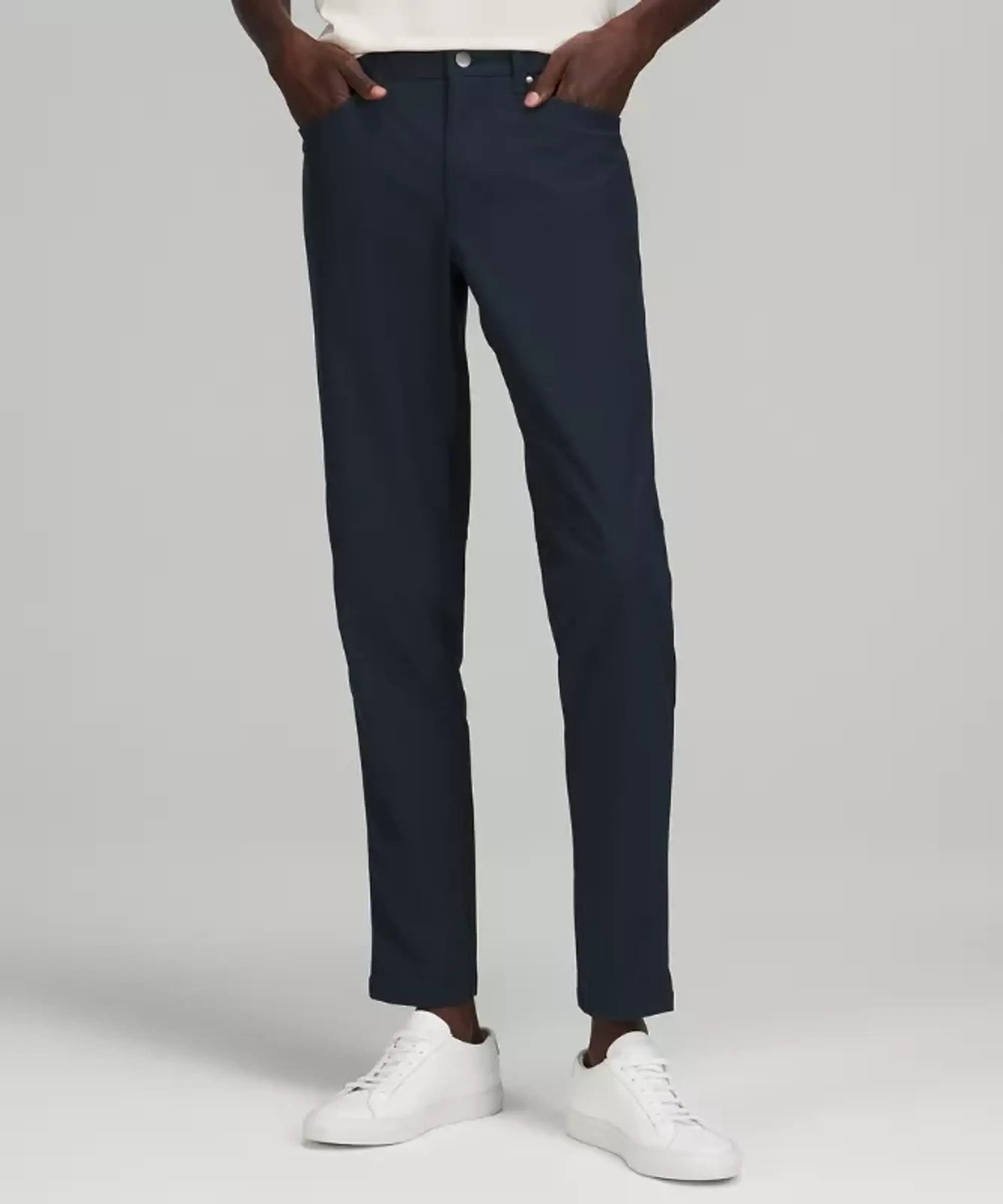 lululemon IE lululemon – Men's ABC Slim-Fit 5 Pocket Trousers 30L Warpstreme – Color Blue – Size 30