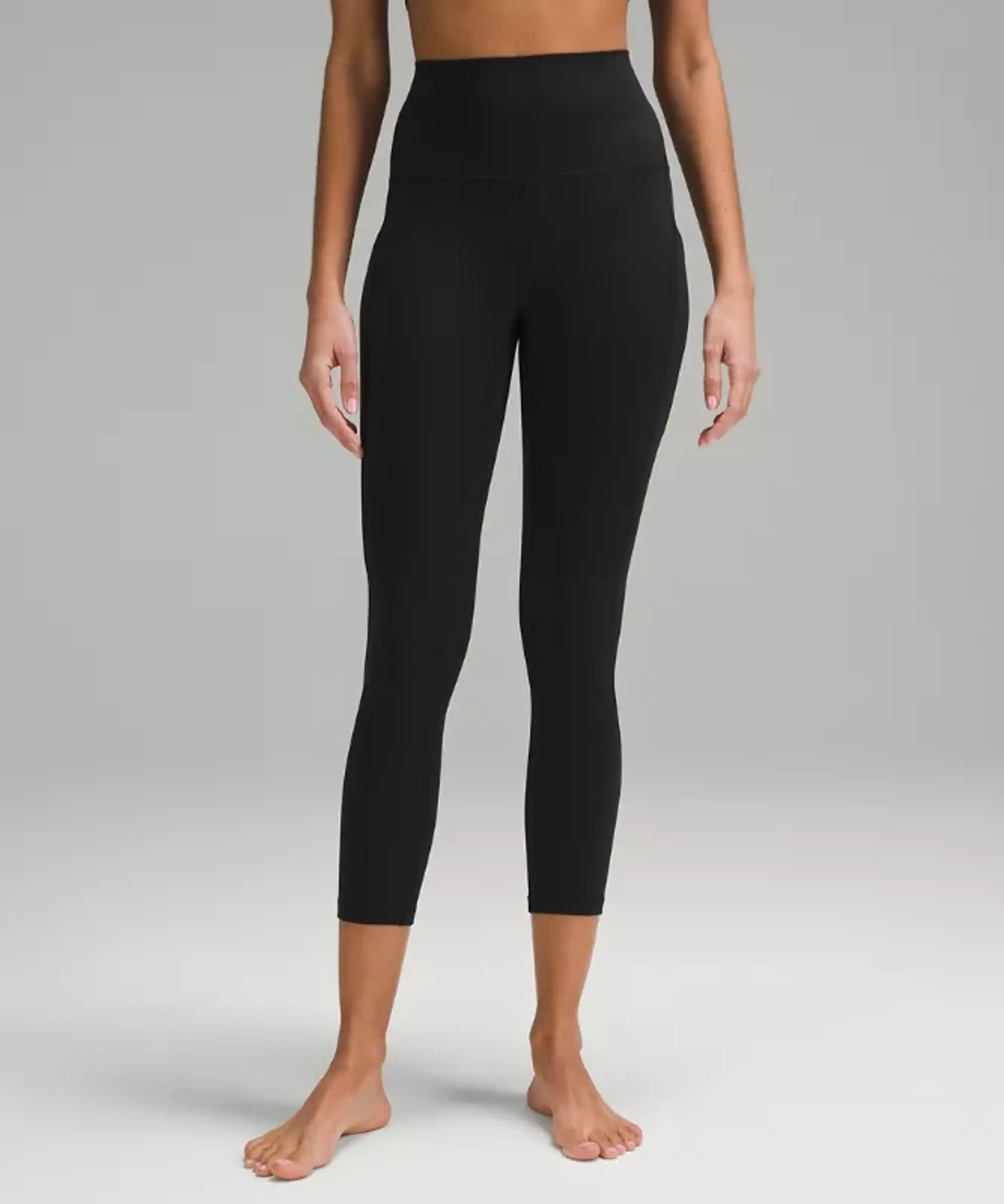 lululemon IE lululemon – Women's Align High-Rise Crop Leggings with Pockets – 23 – Color Black – Size 8