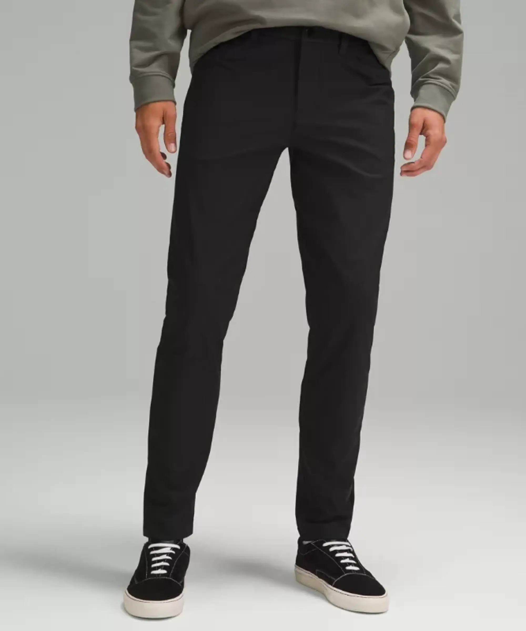 lululemon IE lululemon – Men's ABC Slim-Fit 5 Pocket Trousers 34L Warpstreme – Color Black – Size 34