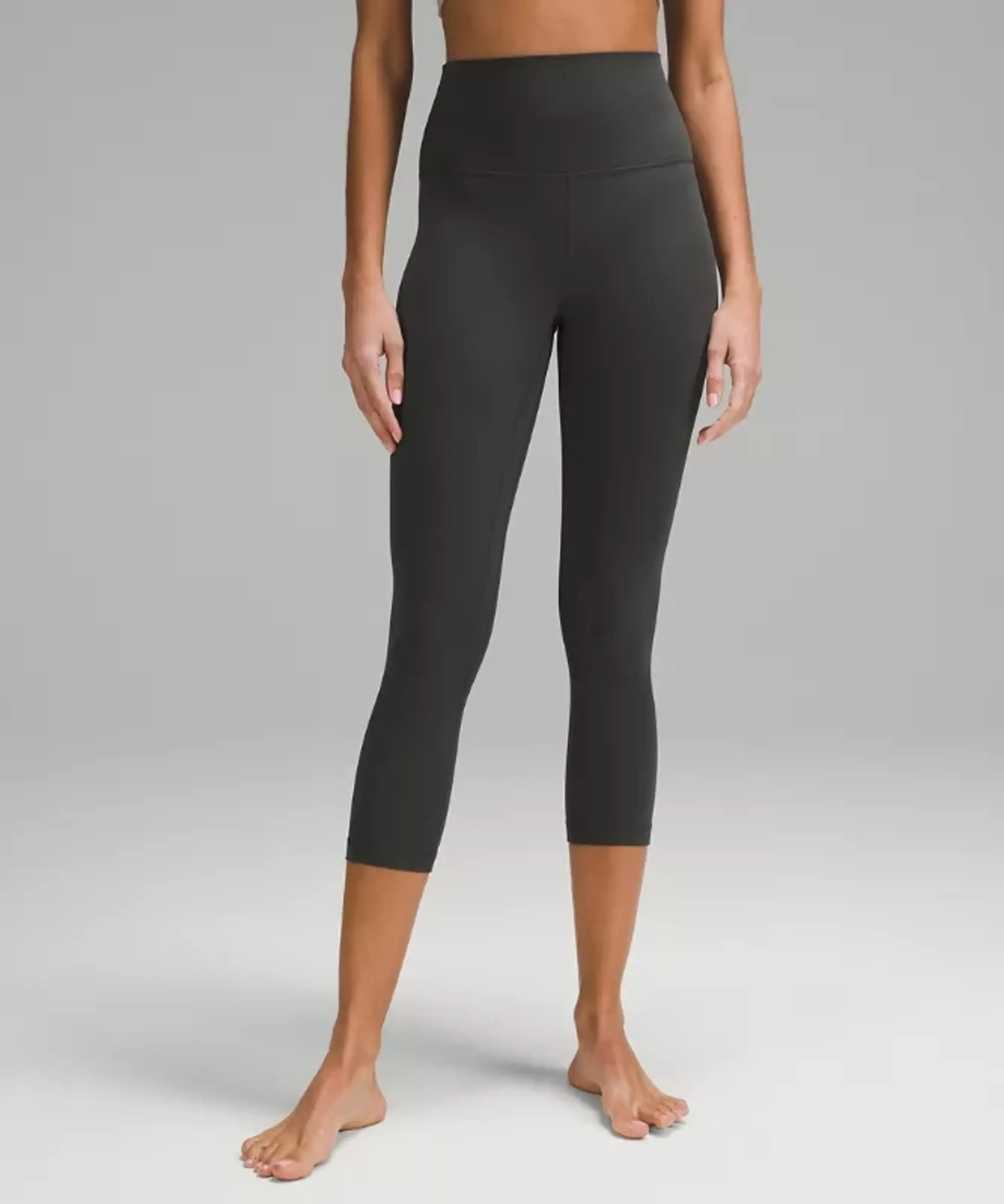 lululemon IE lululemon – Women's Align High-Rise Crop Leggings – 21 – Color Grey – Size 20