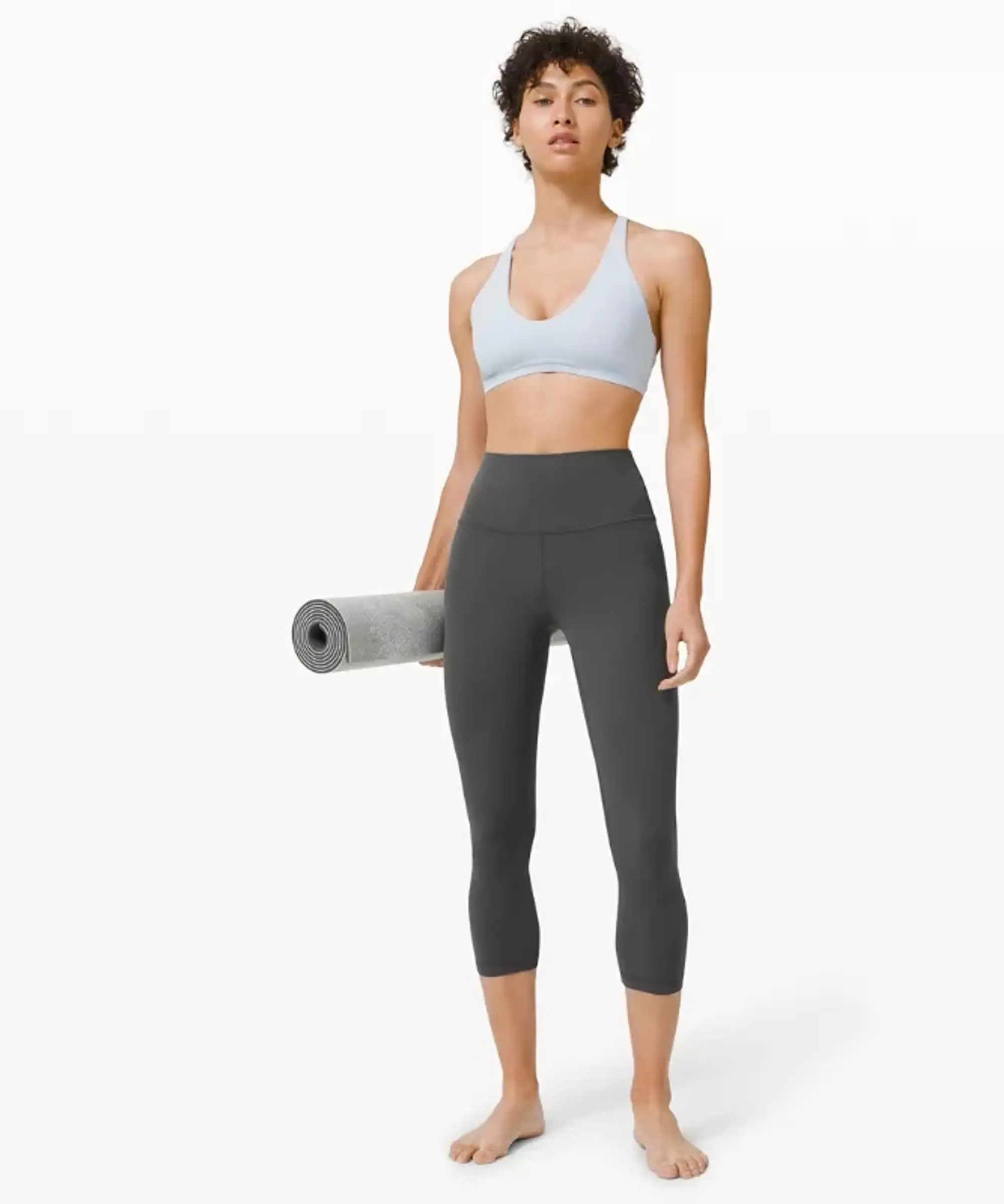 lululemon IE lululemon – Women's Align High-Rise Crop Leggings – 21 – Color Grey – Size 20