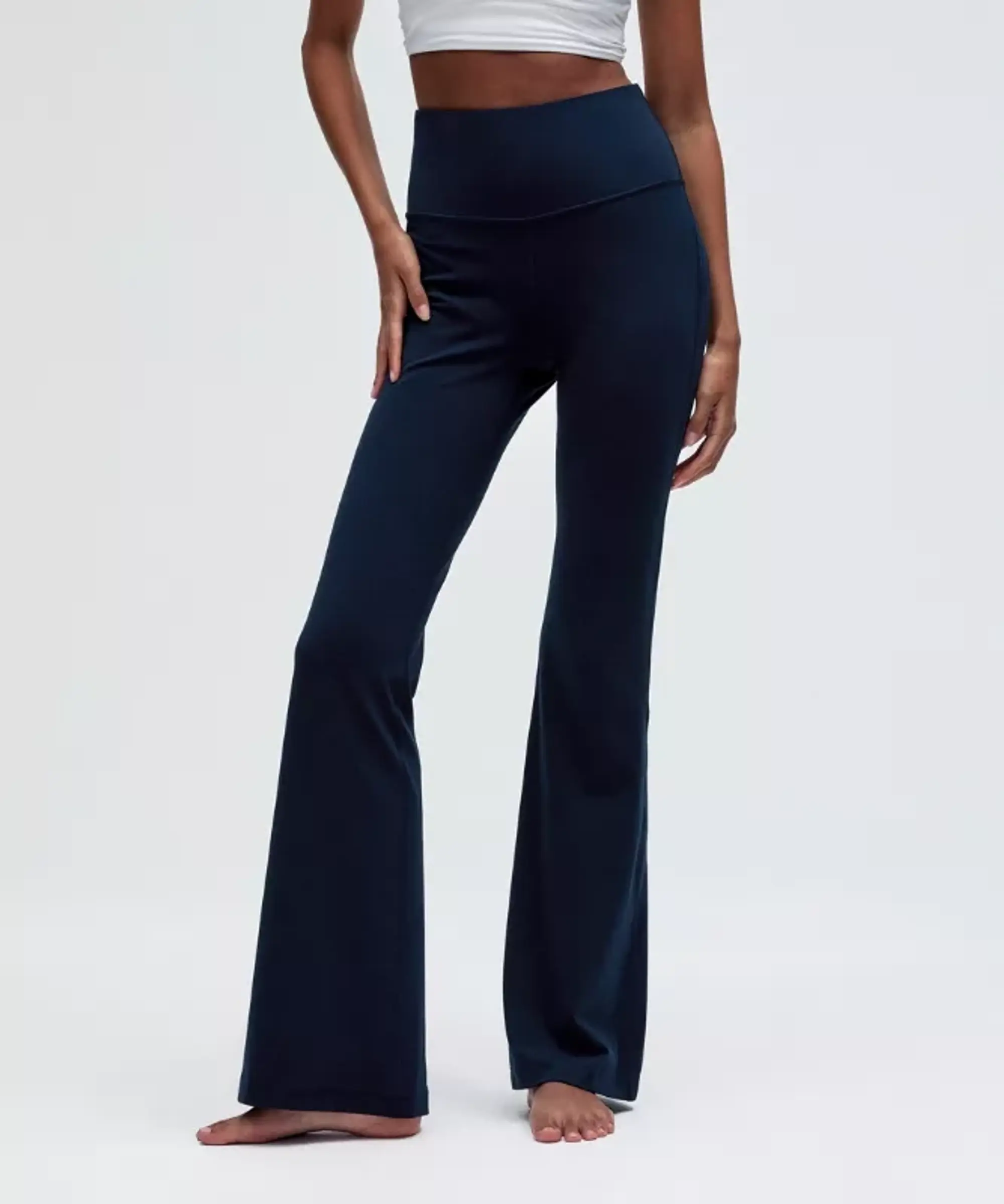 lululemon IE lululemon – Women's Groove Nulu Super-High-Rise Flared Pants Regular – Color Blue – Size 2