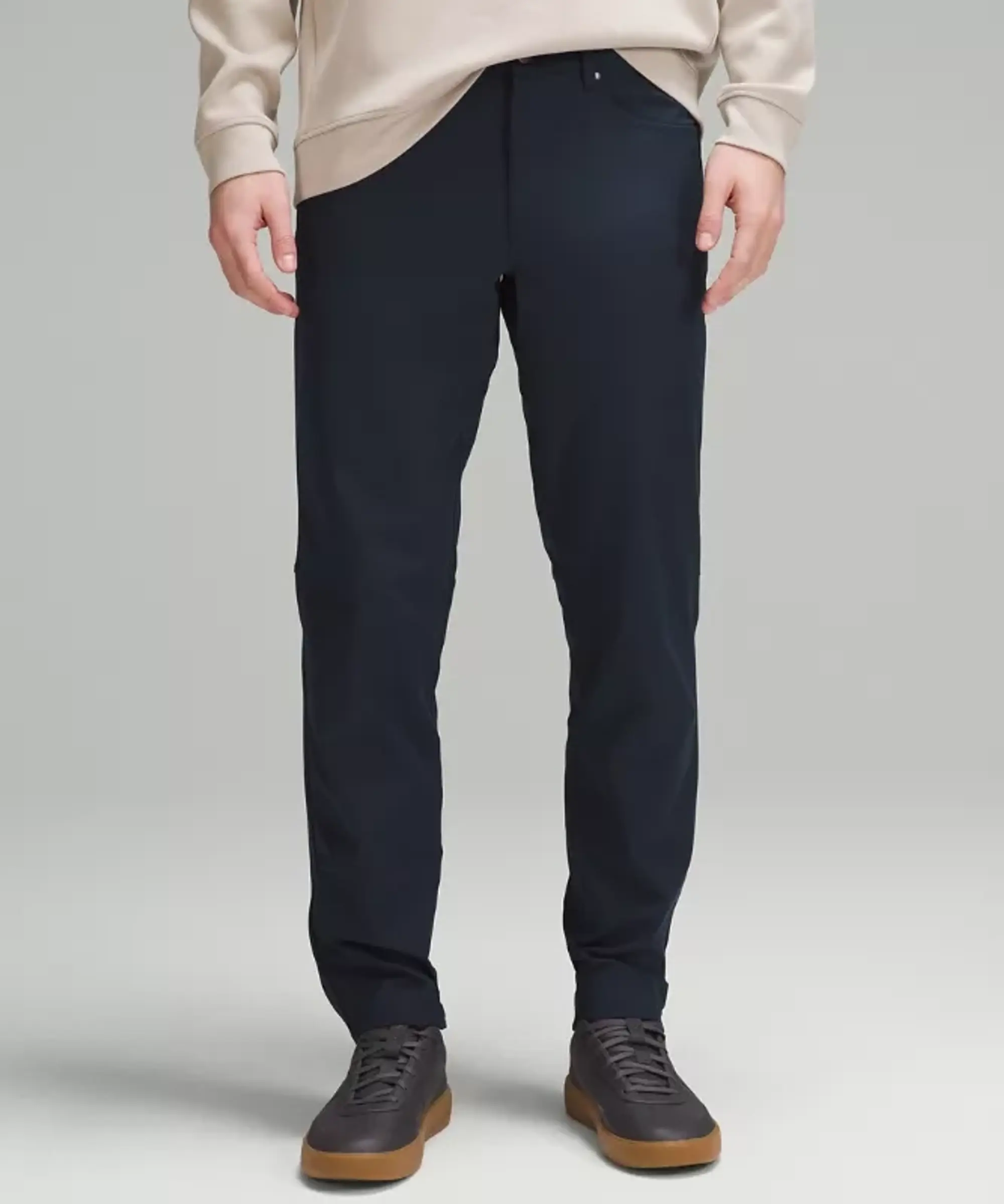 lululemon IE lululemon – Men's ABC Classic-Fit 5 Pocket Trousers 32L Warpstreme – Color Blue – Size 35