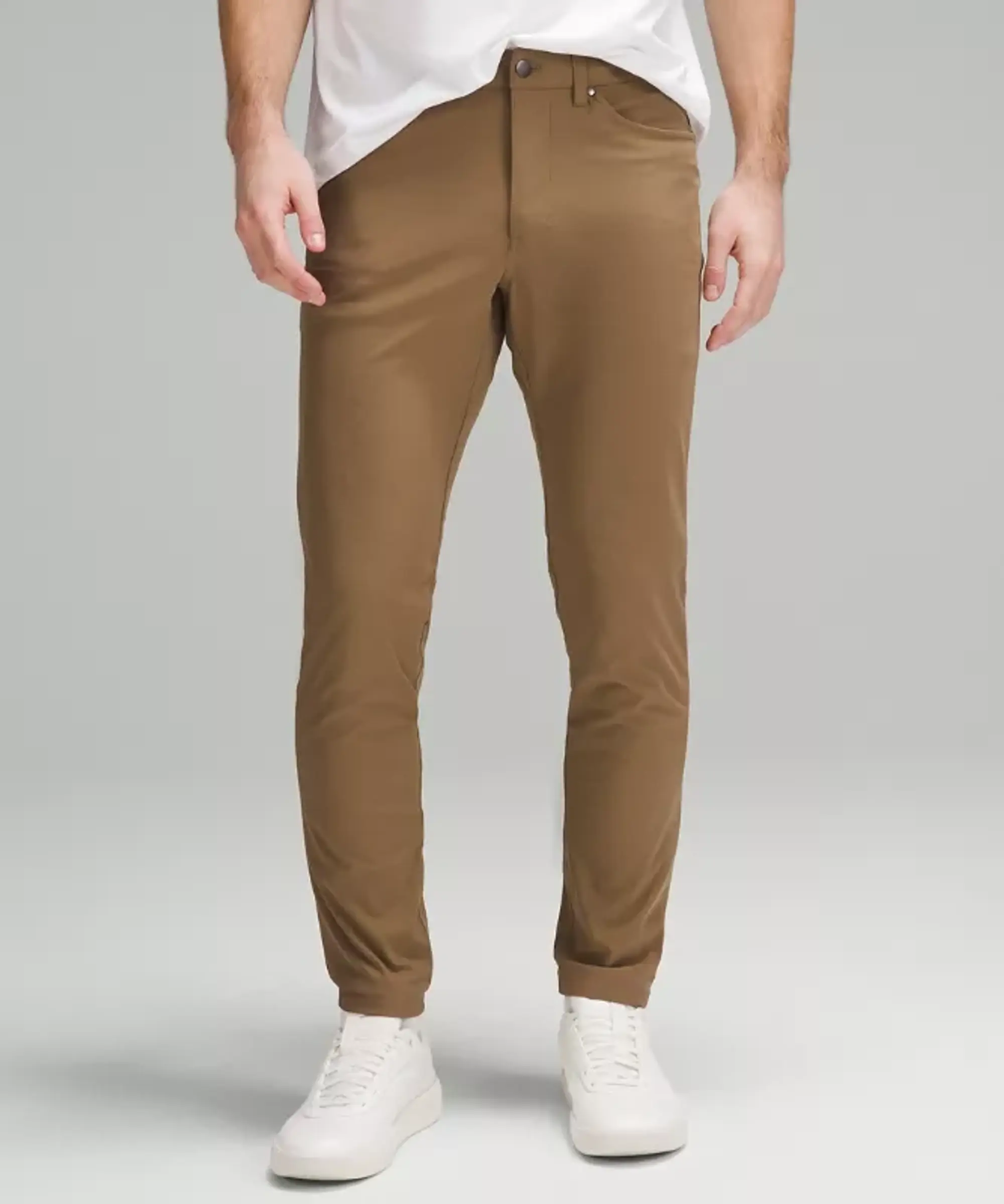 lululemon IE lululemon – Men's ABC Slim-Fit 5 Pocket Trousers 32L Warpstreme – Color Brown – Size 46
