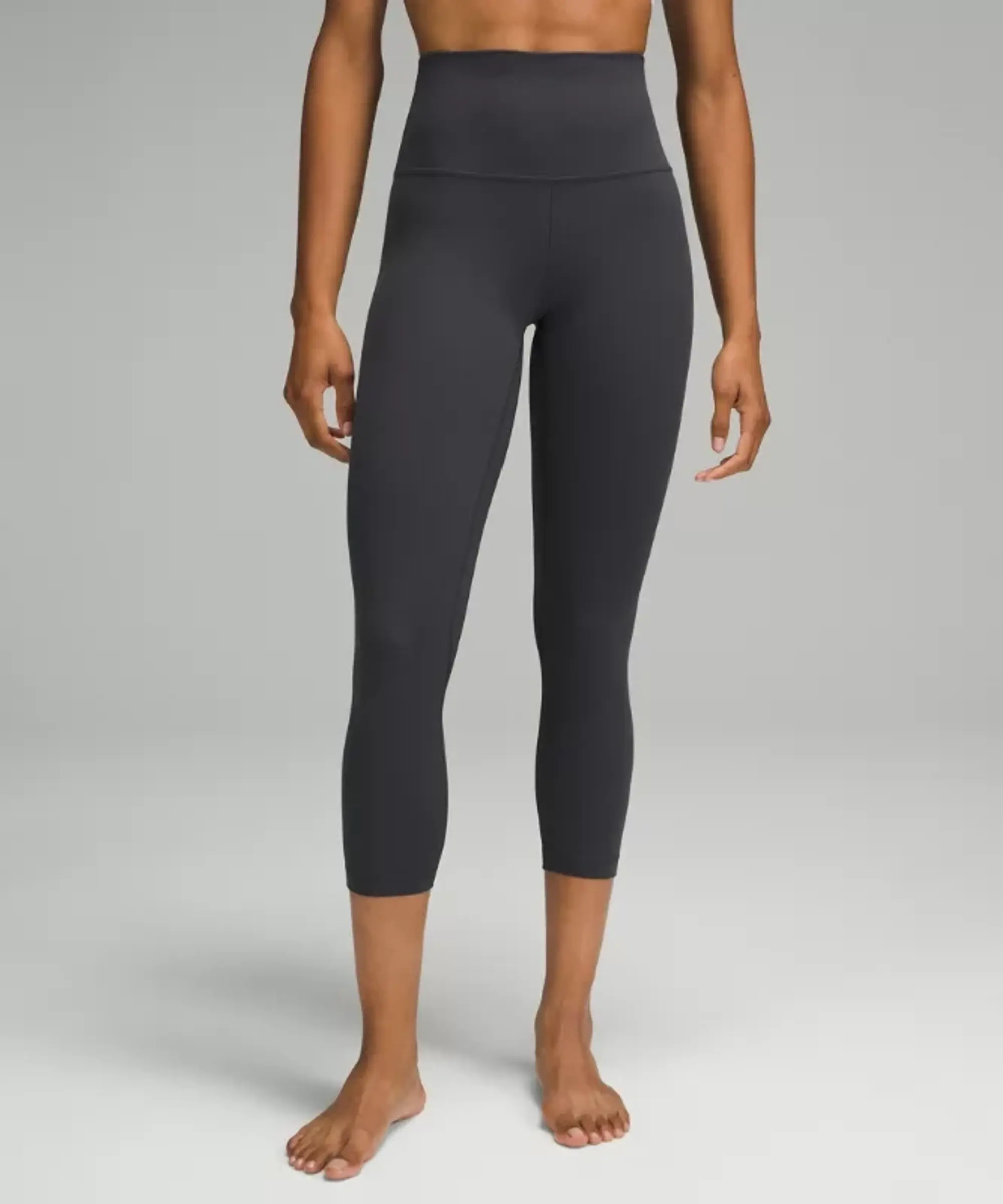 lululemon IE lululemon – Women's Align High-Rise Crop Leggings – 23 – Color Grey – Size 10
