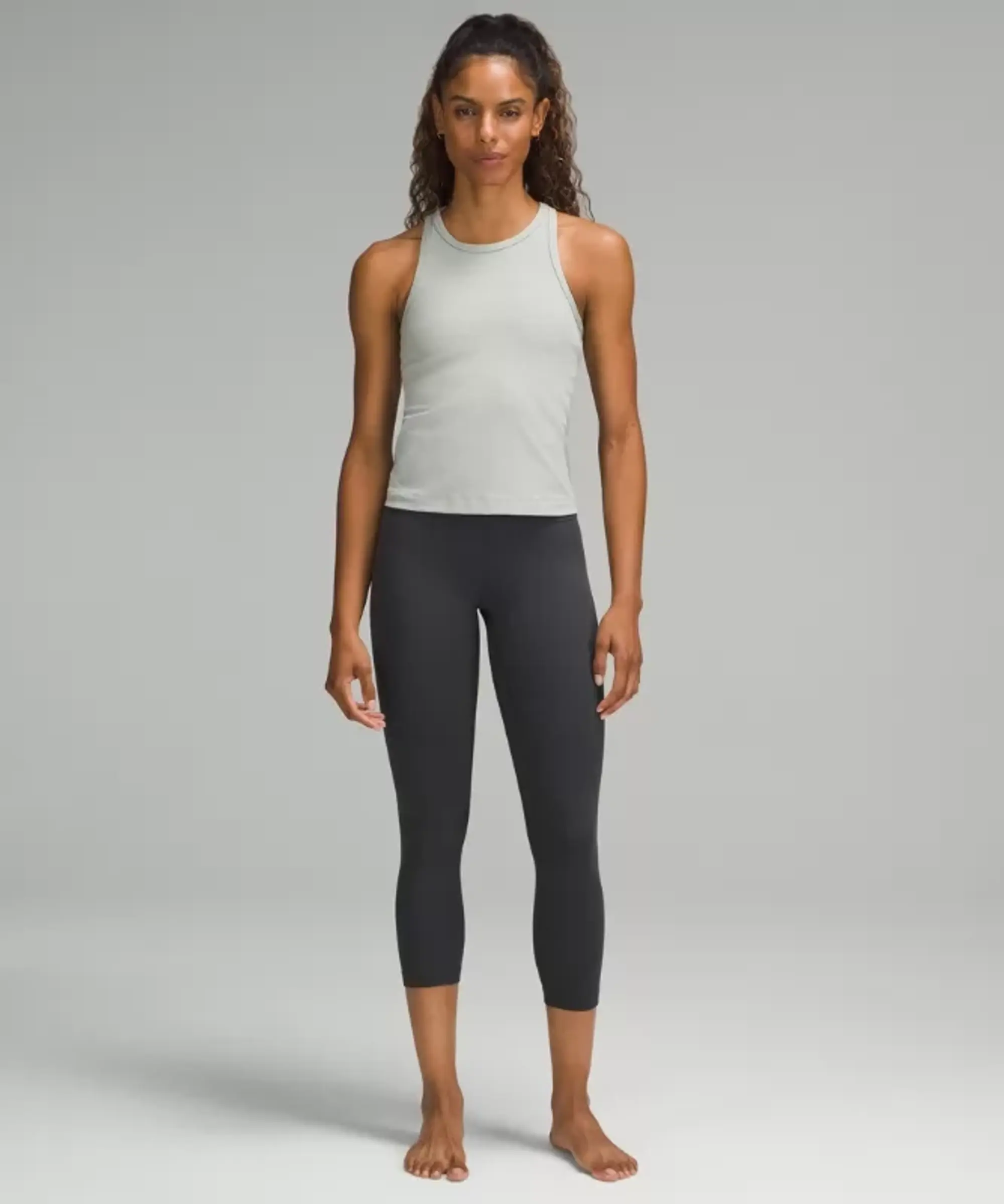 lululemon IE lululemon – Women's Align High-Rise Crop Leggings – 23 – Color Grey – Size 10