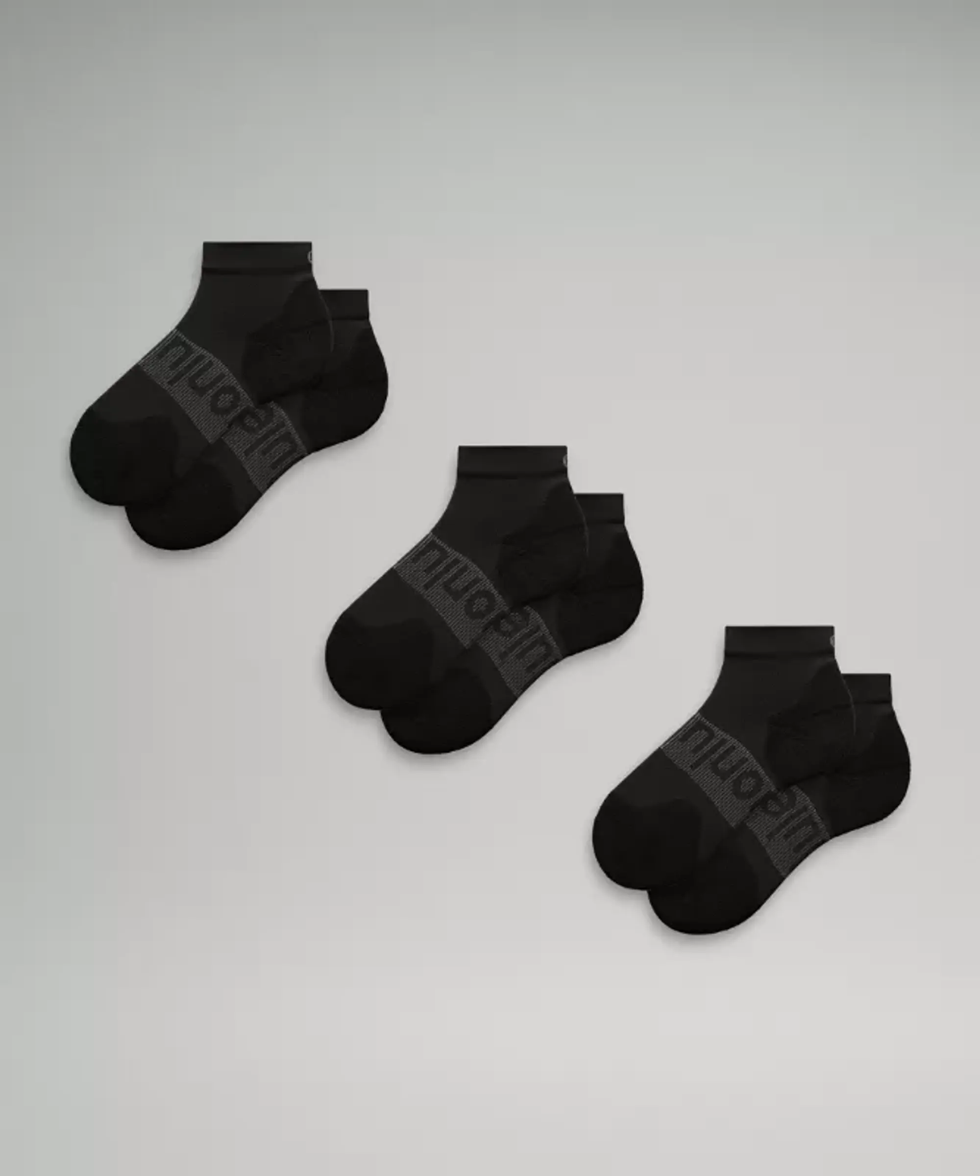 lululemon IE lululemon – Women's Power Stride Ankle Socks 3 Pack – Color Black – Size S