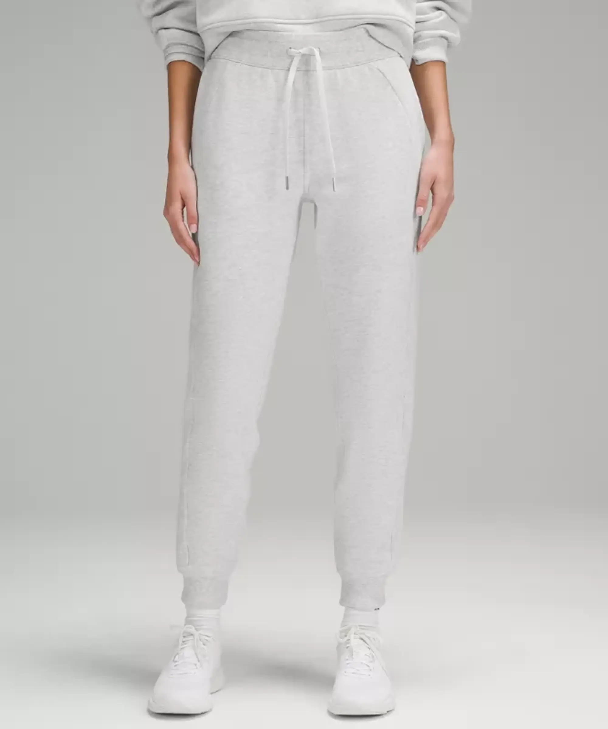 lululemon IE lululemon – Women's Scuba High-Rise Joggers Full Length – Color Light Grey/Grey – Size 20