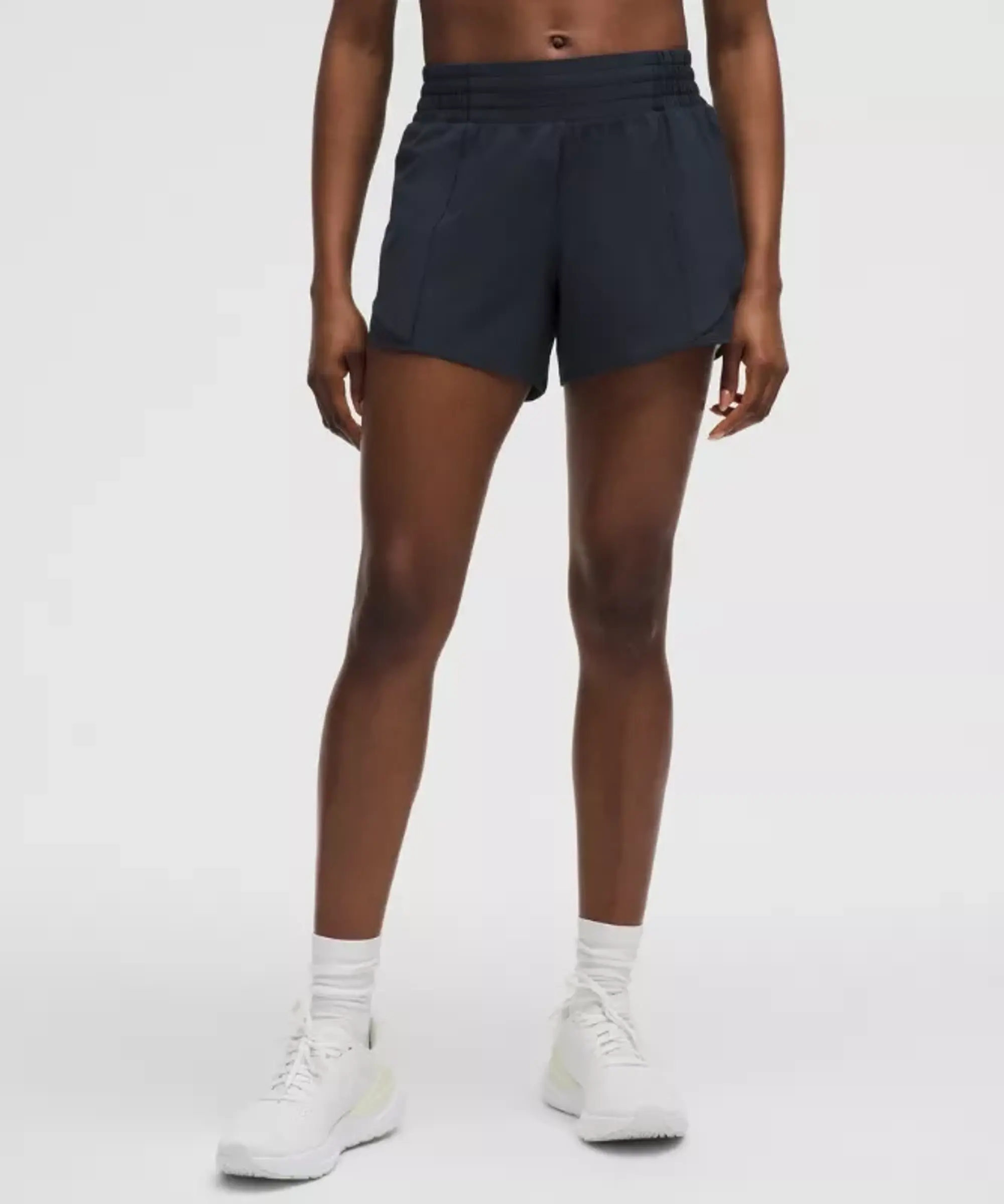 lululemon IE lululemon – Women's Hotty Hot High-Rise Lined Shorts – 4 – Color Blue – Size 8