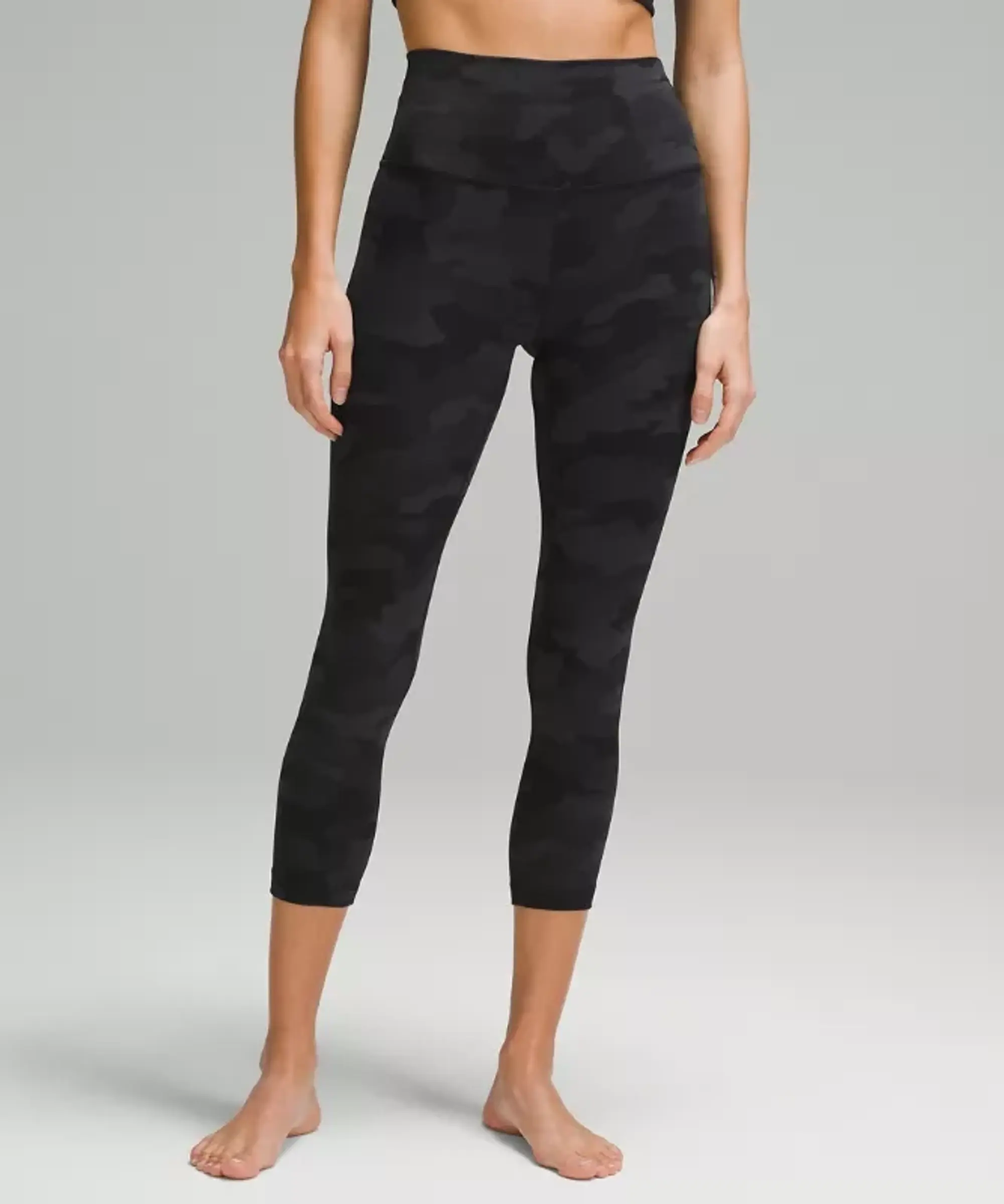 lululemon IE lululemon – Women's Align High-Rise Crop Leggings – 23 – Color Camo/Black – Size 8