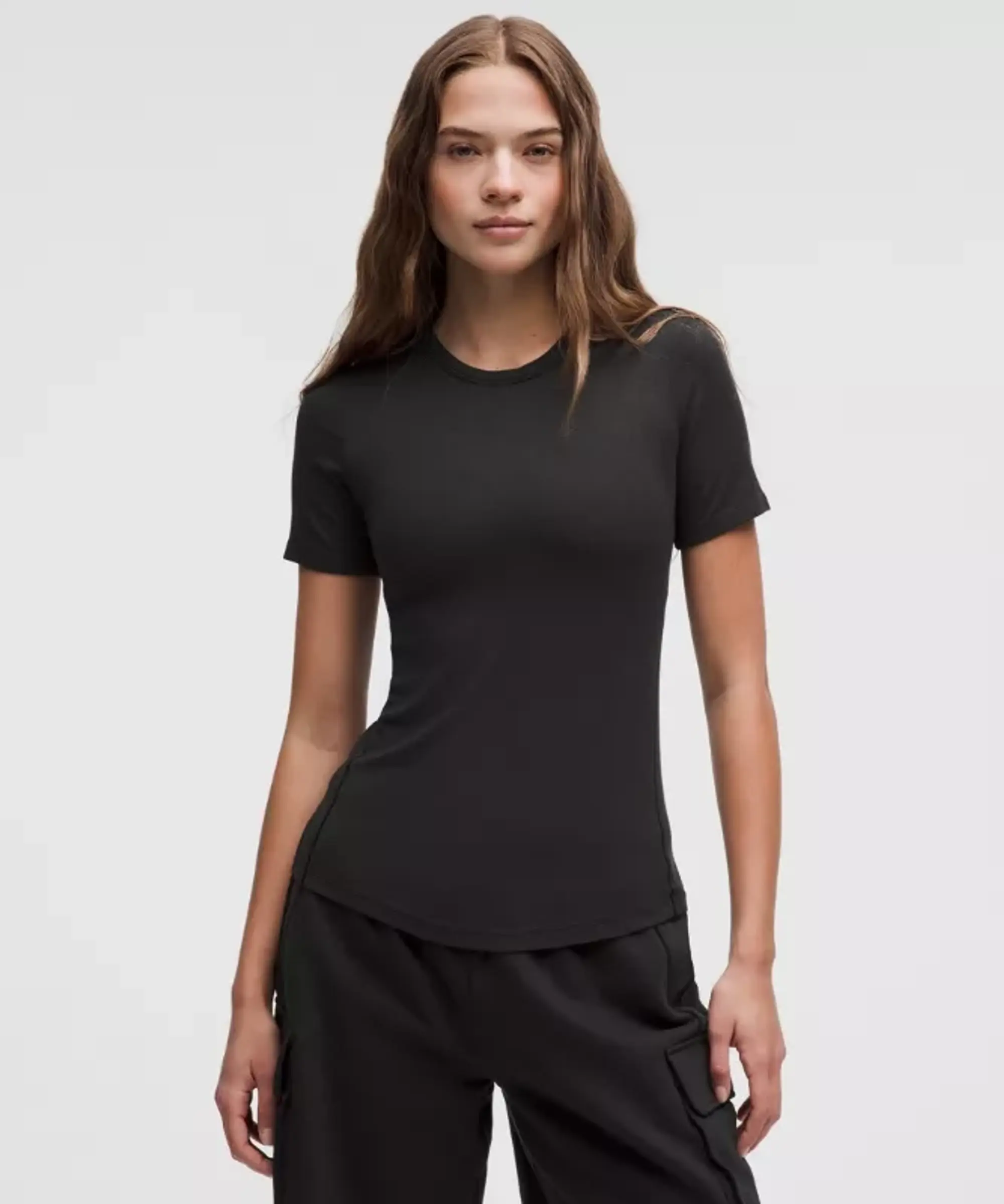 lululemon IE lululemon – Women's Hold Tight Short-Sleeve Shirt – Color Black – Size 8