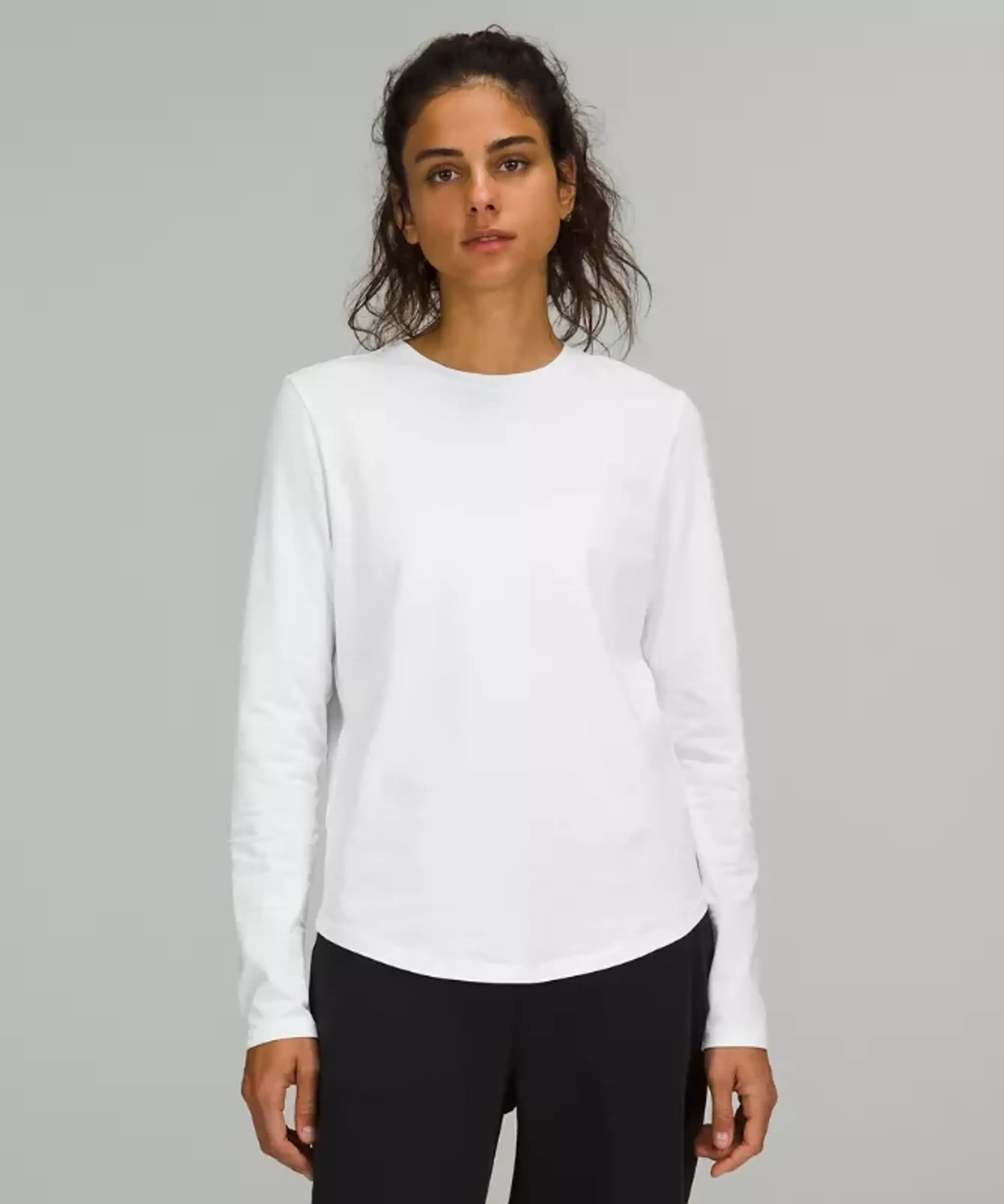 lululemon IE lululemon – Women's Love Long-Sleeve Shirt – Color White – Size 4
