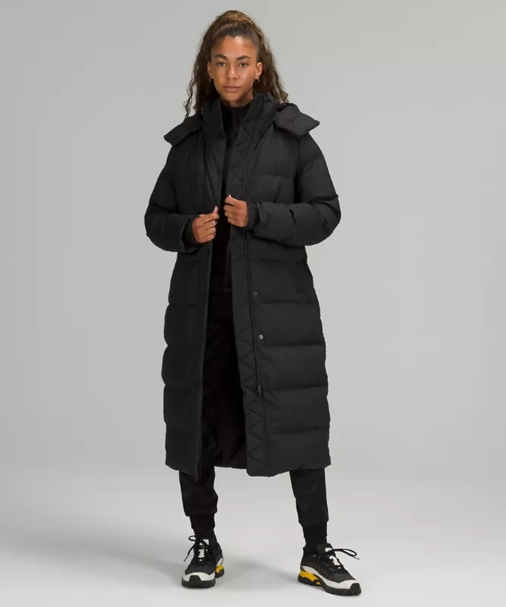 lululemon IE lululemon – Women's Wunder Puff 600-Down-Fill Long Jacket – Color Black – Size 14