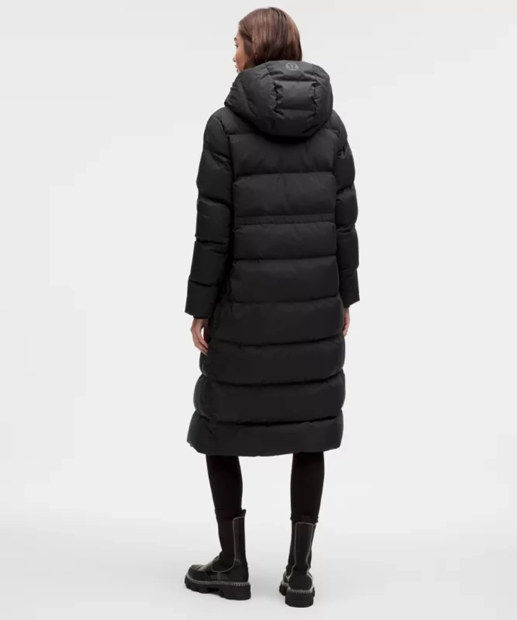 lululemon IE lululemon – Women's Wunder Puff 600-Down-Fill Long Jacket – Color Black – Size 14