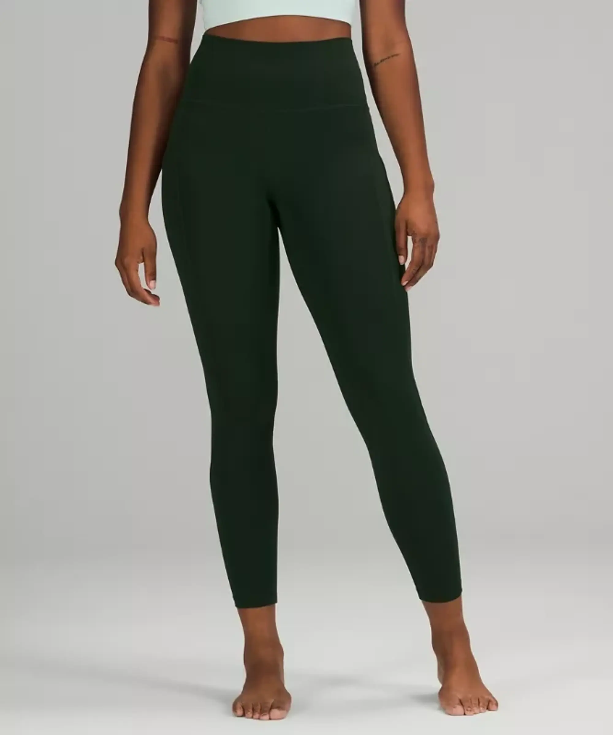 lululemon IE lululemon – Women's Align High-Rise Pants with Pockets – 25 – Color Green – Size 8