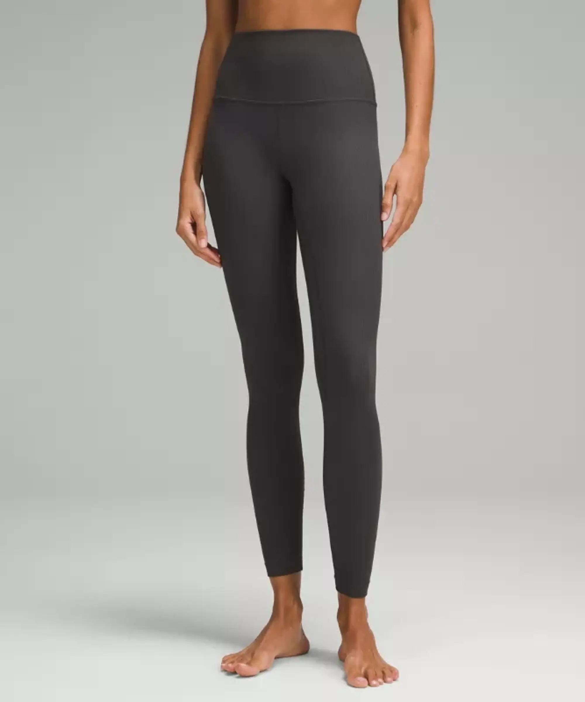 lululemon IE lululemon – Women's Align High-Rise Ribbed Pants – 28 – Color Grey – Size 8