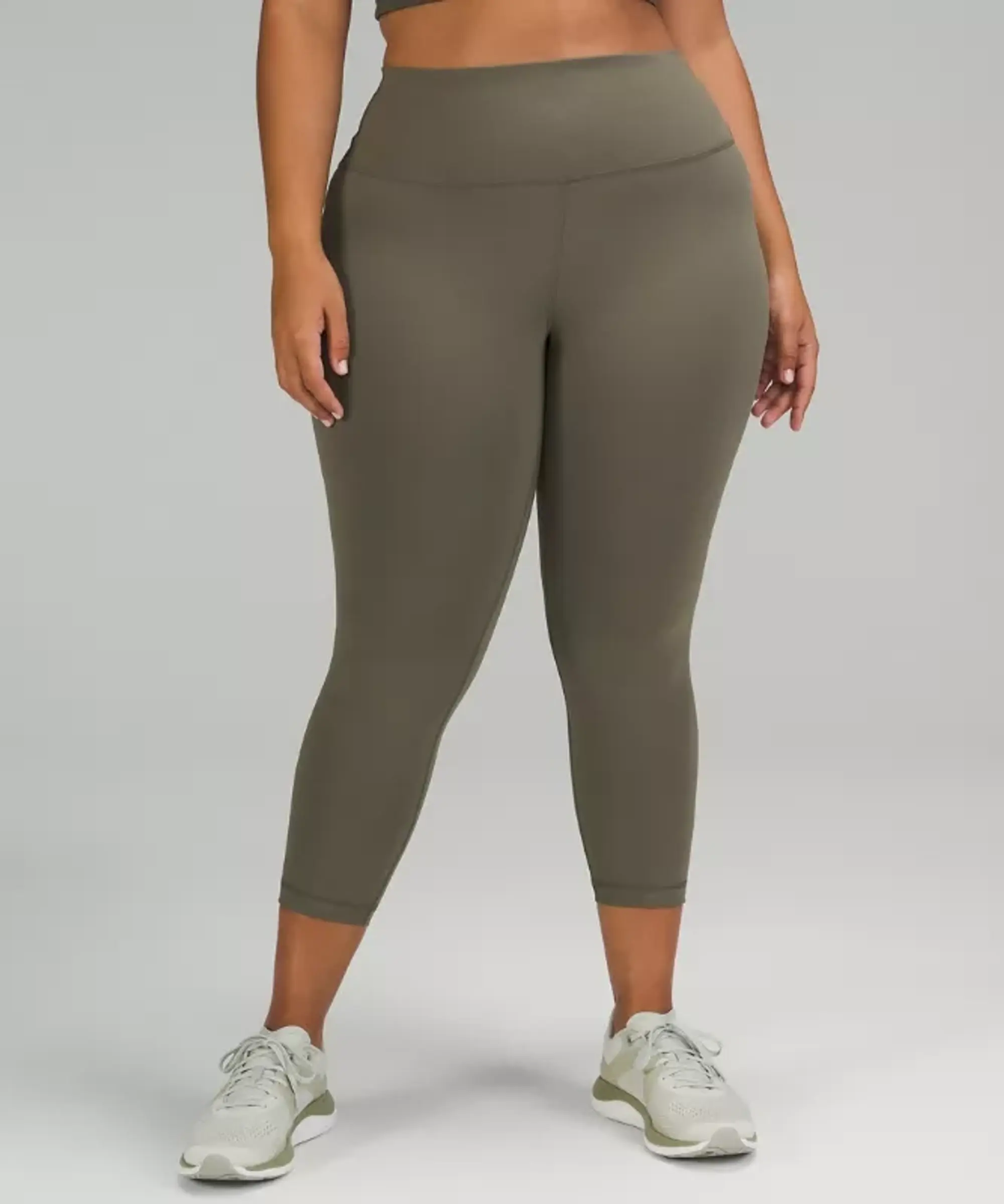 lululemon IE lululemon – Women's Wunder Train High-Rise Crop Leggings – 23 – Color Green – Size 8